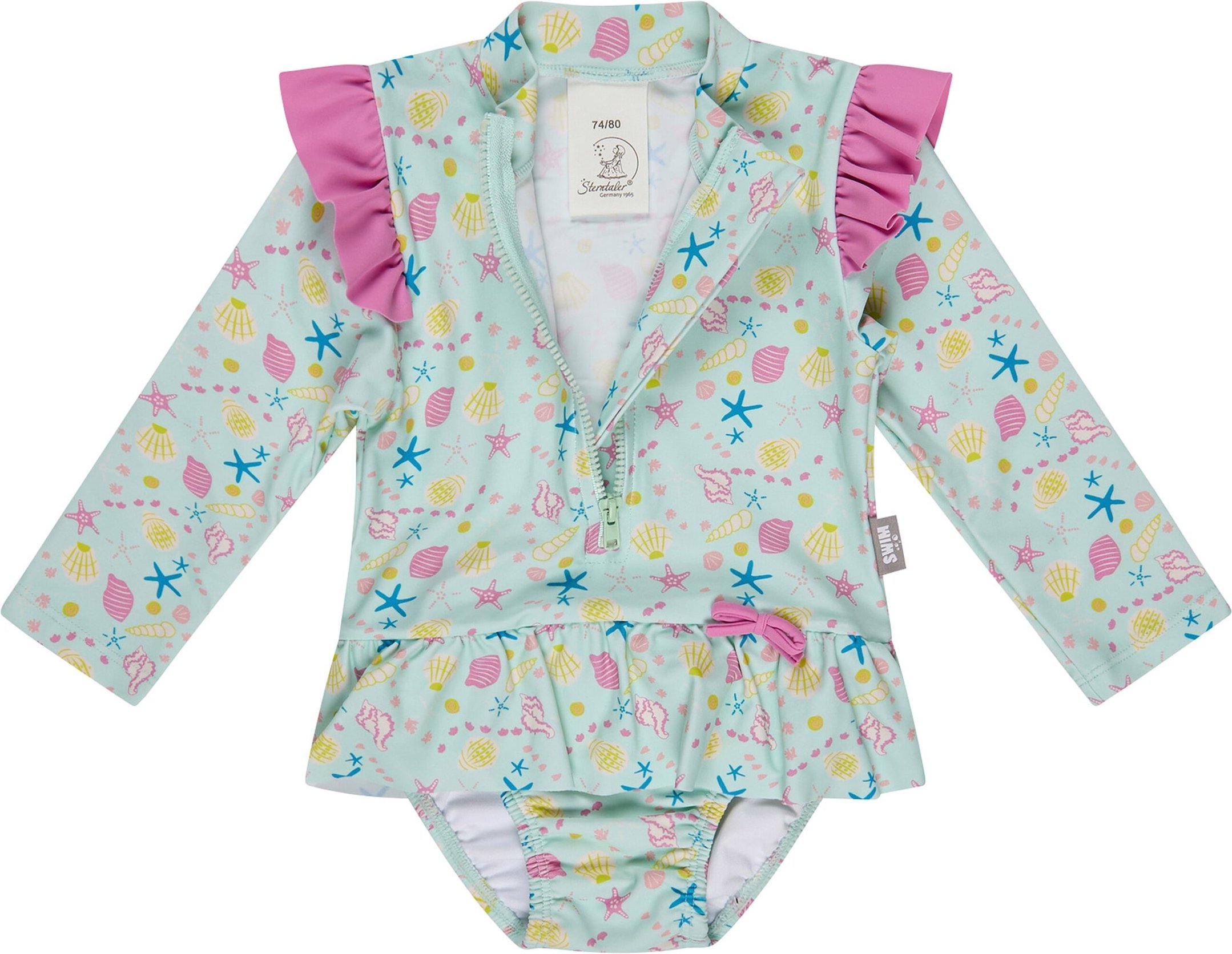 Sterntaler Badeanzug langarm mit UV-Schutz Muscheln