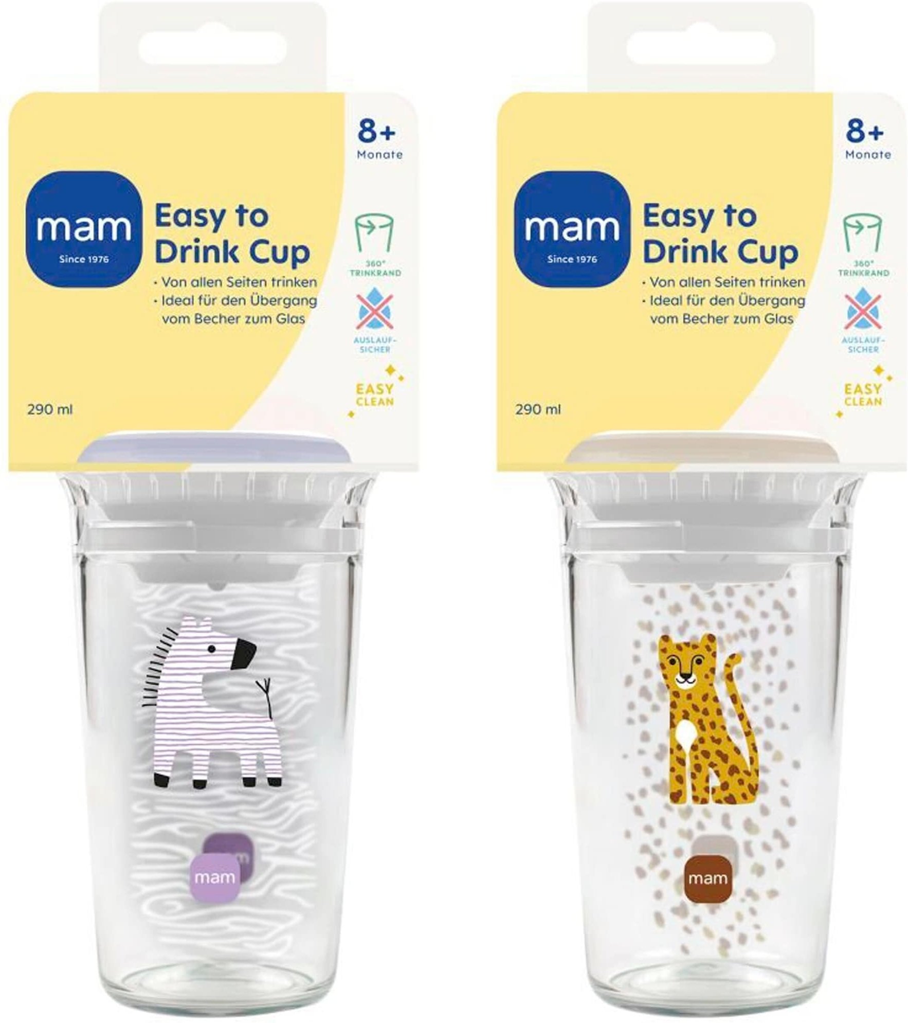 Mam 2er-Pack Easy to Drink Becher, 290 ml