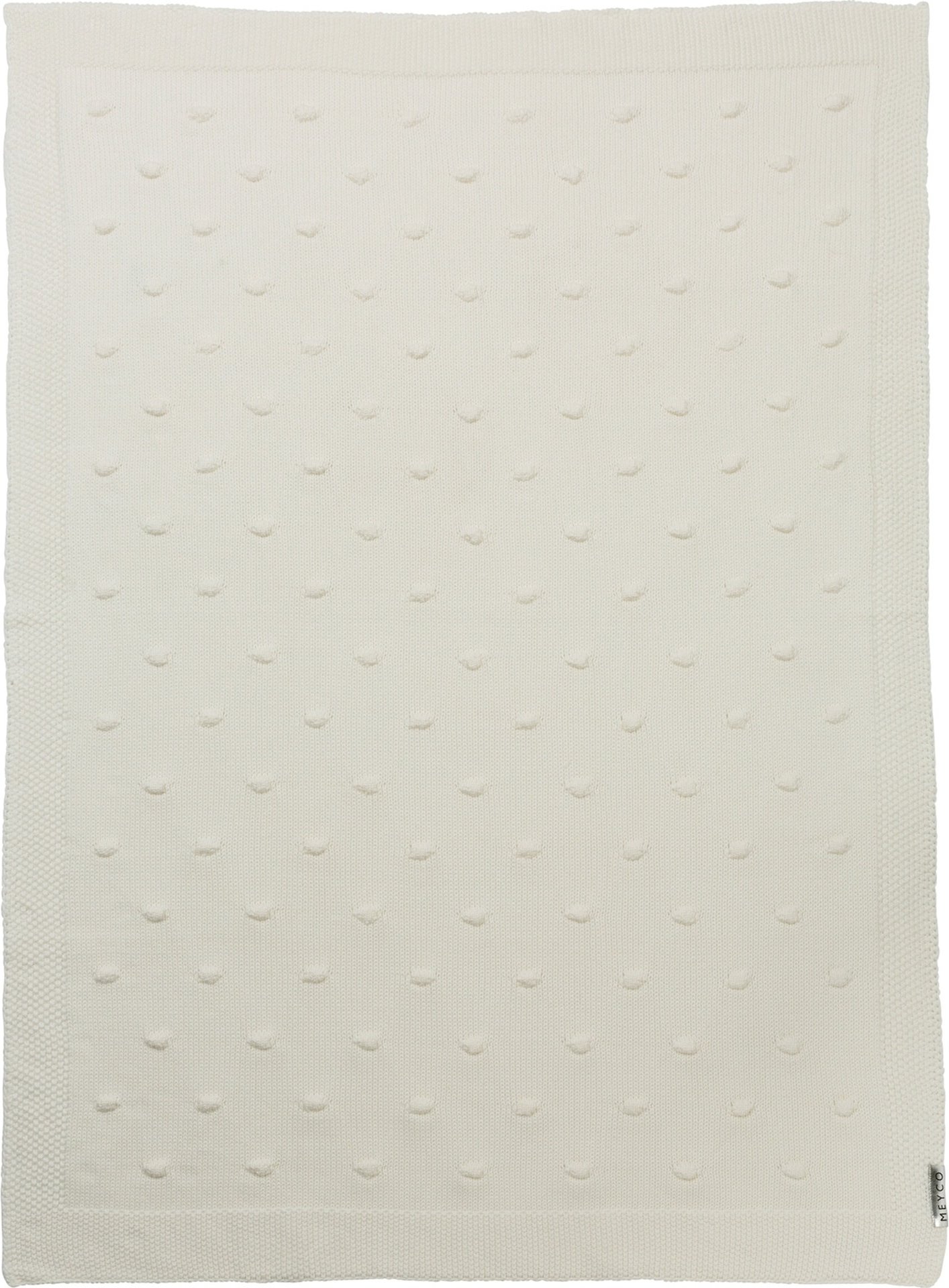 Meyco Baby Babydecke Knots gestrickt 75x100 cm 1.0 TOG