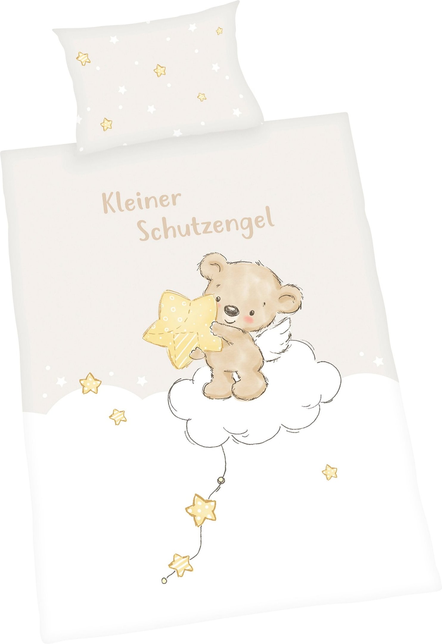 Baby Best Flanell Wende-Bettwäsche 40x60 / 100/135 cm