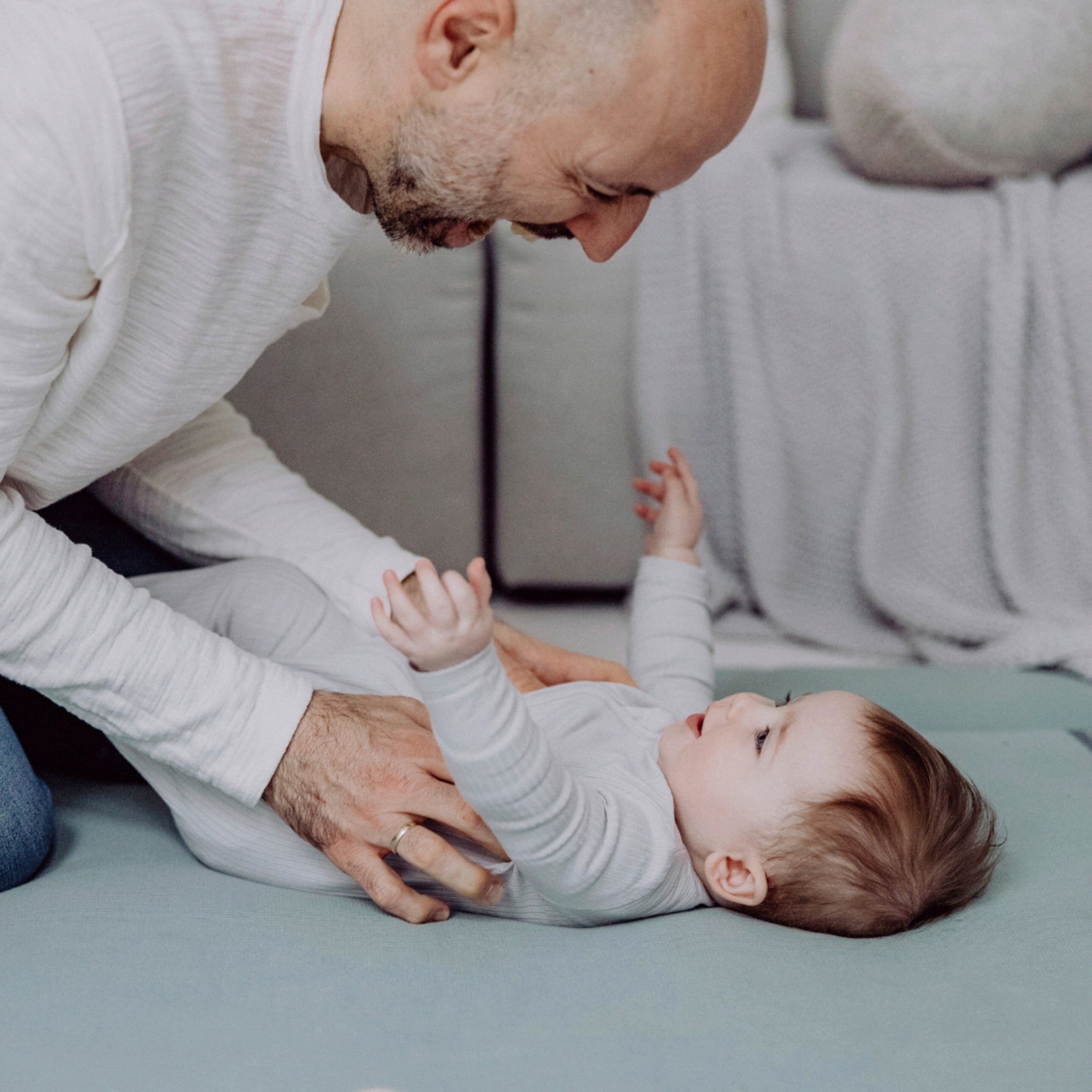 Thumbnail - Emma & Noah Krabbeldecke Mini Piqué 120x120 cm