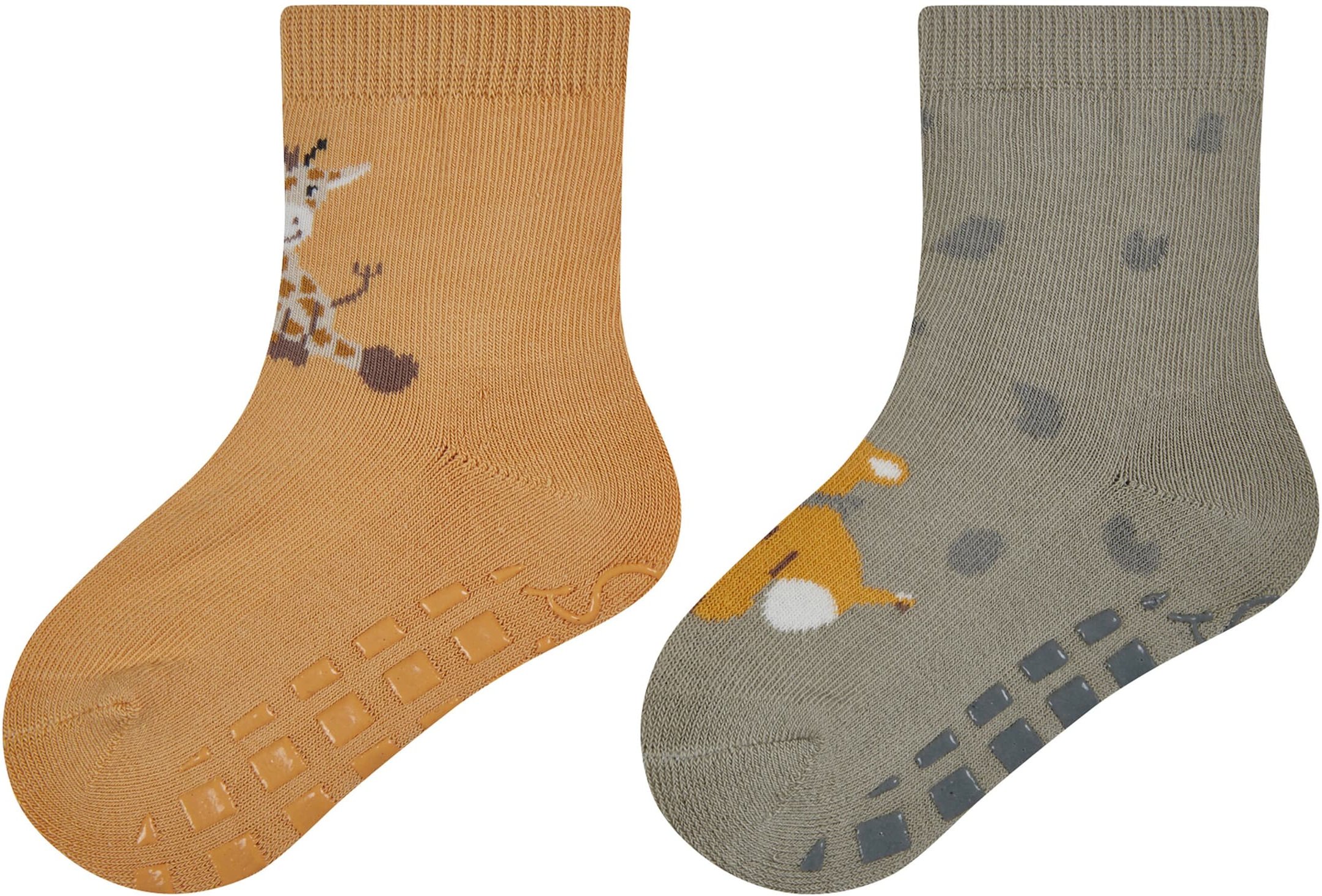 Thumbnail - Sterntaler Safari 2er-Pack ABS-Socken Safari