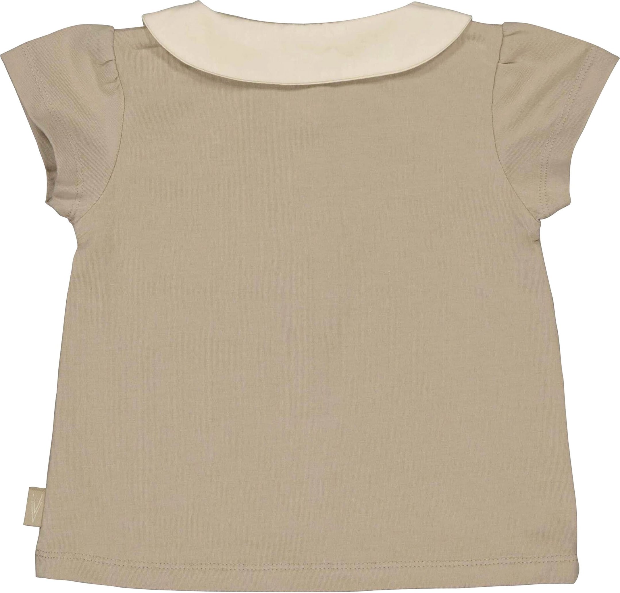 Levv T-Shirt mit Bubikragen Vögel