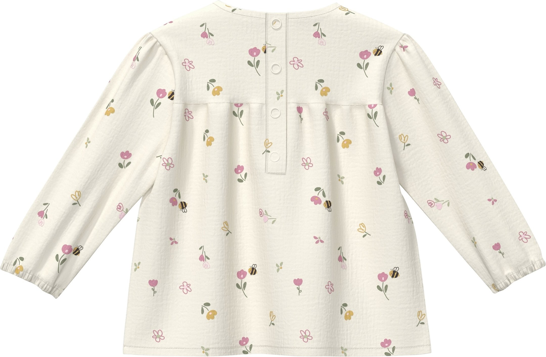 Thumbnail - S.Oliver Musselin-Bluse Blumen Bienen