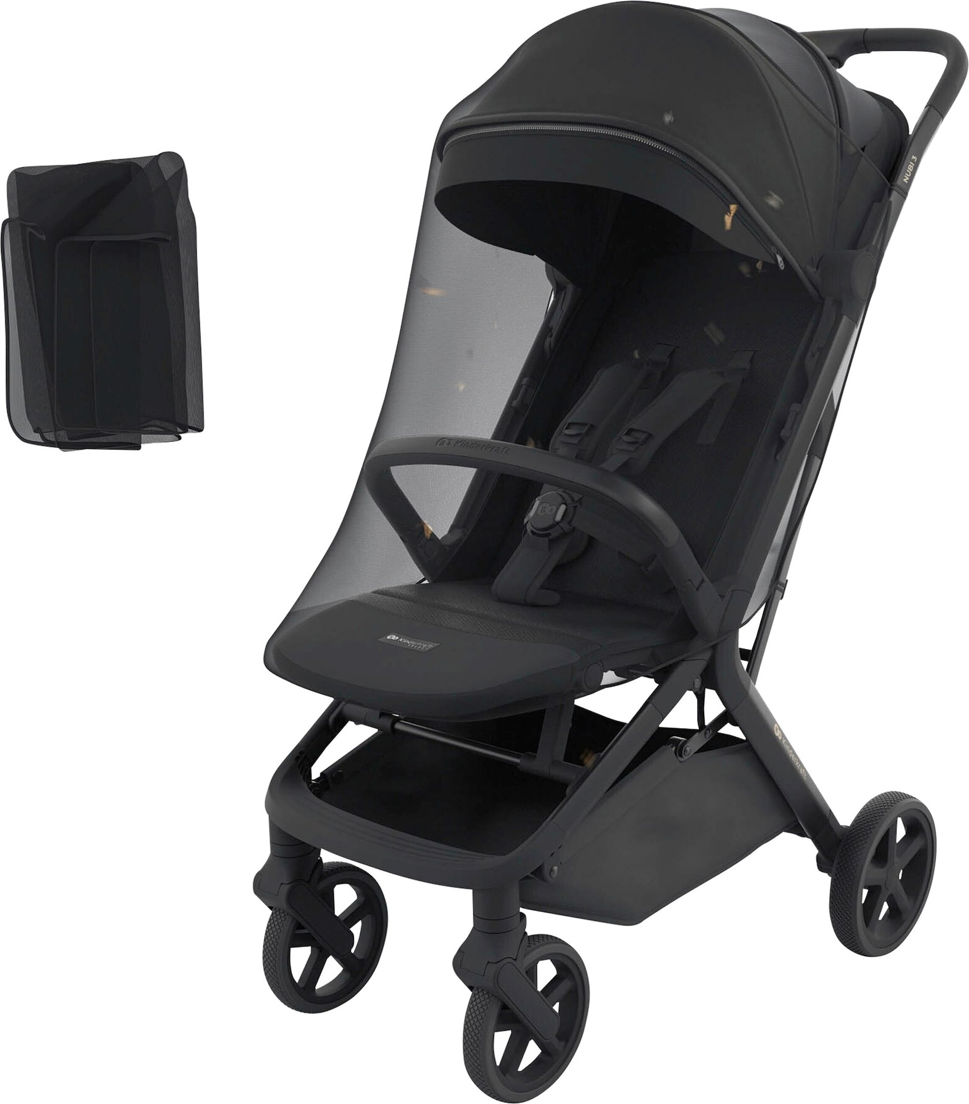 Kinderkraft Buggy NUBI 3 schwarz