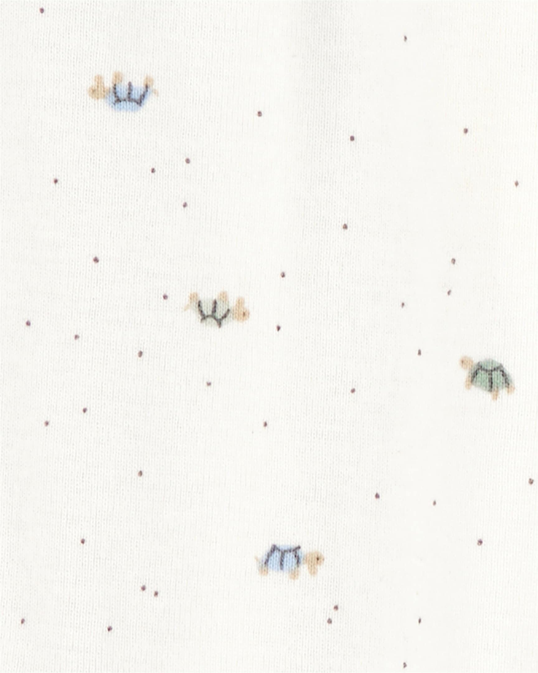 Carter's 2er-Pack Schlafoverall mit Fuß Ringel Schildkröten