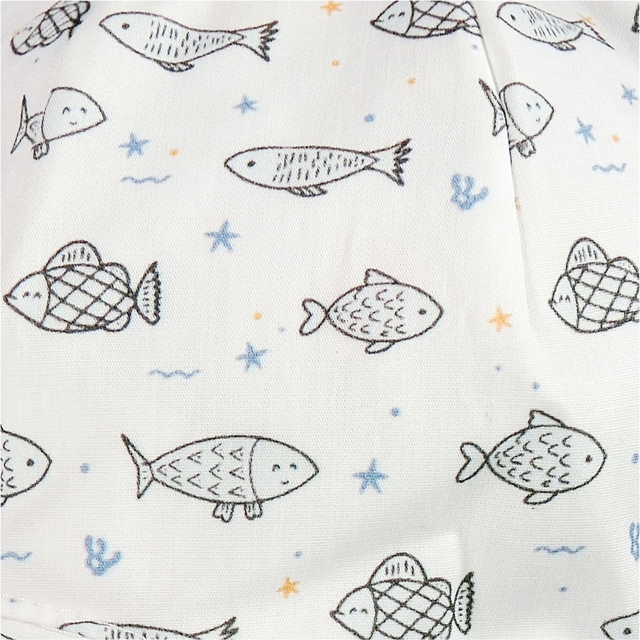 Maximo Schirmmütze mit Nacken- und UV-Schutz Fische