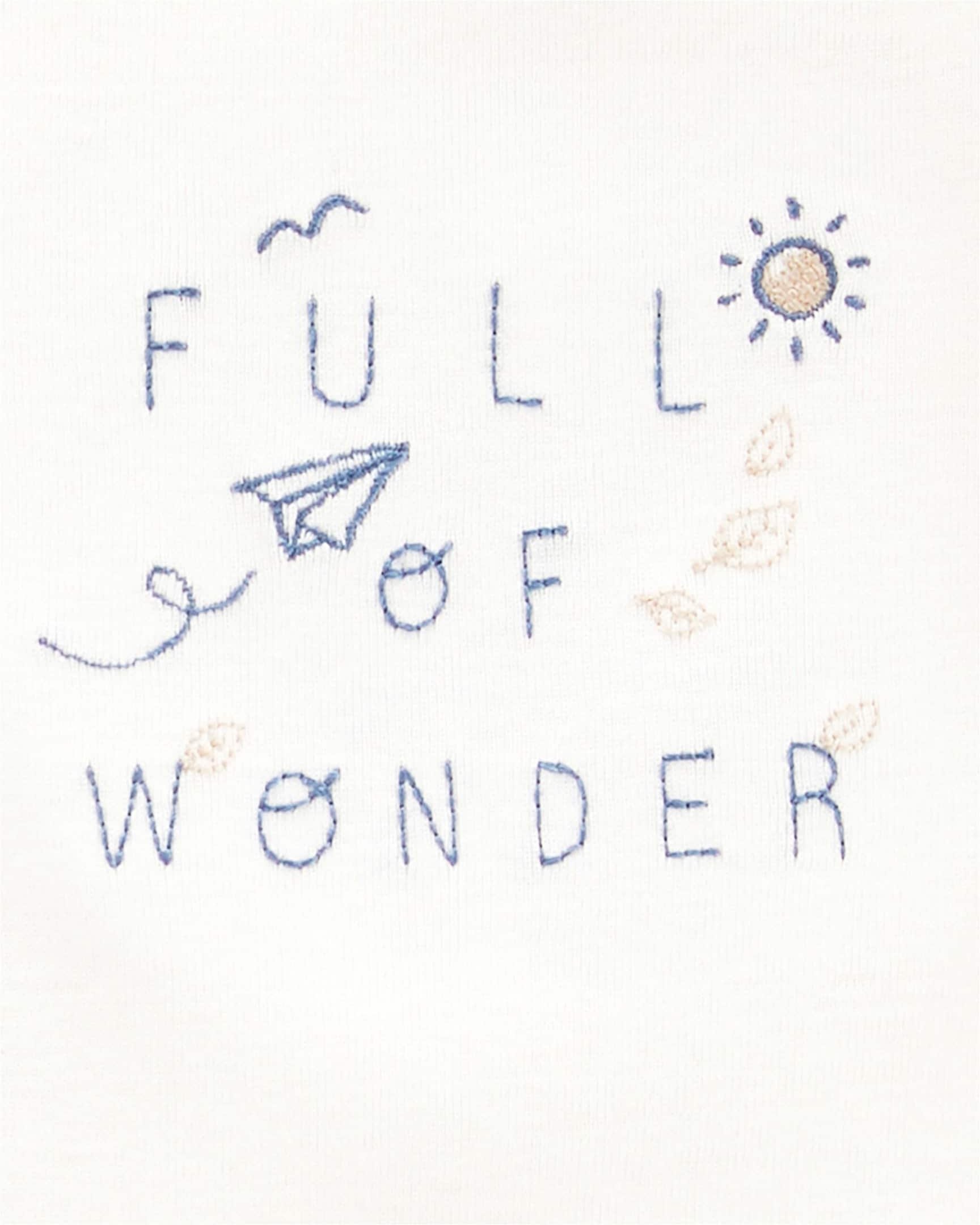 Carter's 2-tlg. Set Shirt langarm und Jogginghose Full of wonder