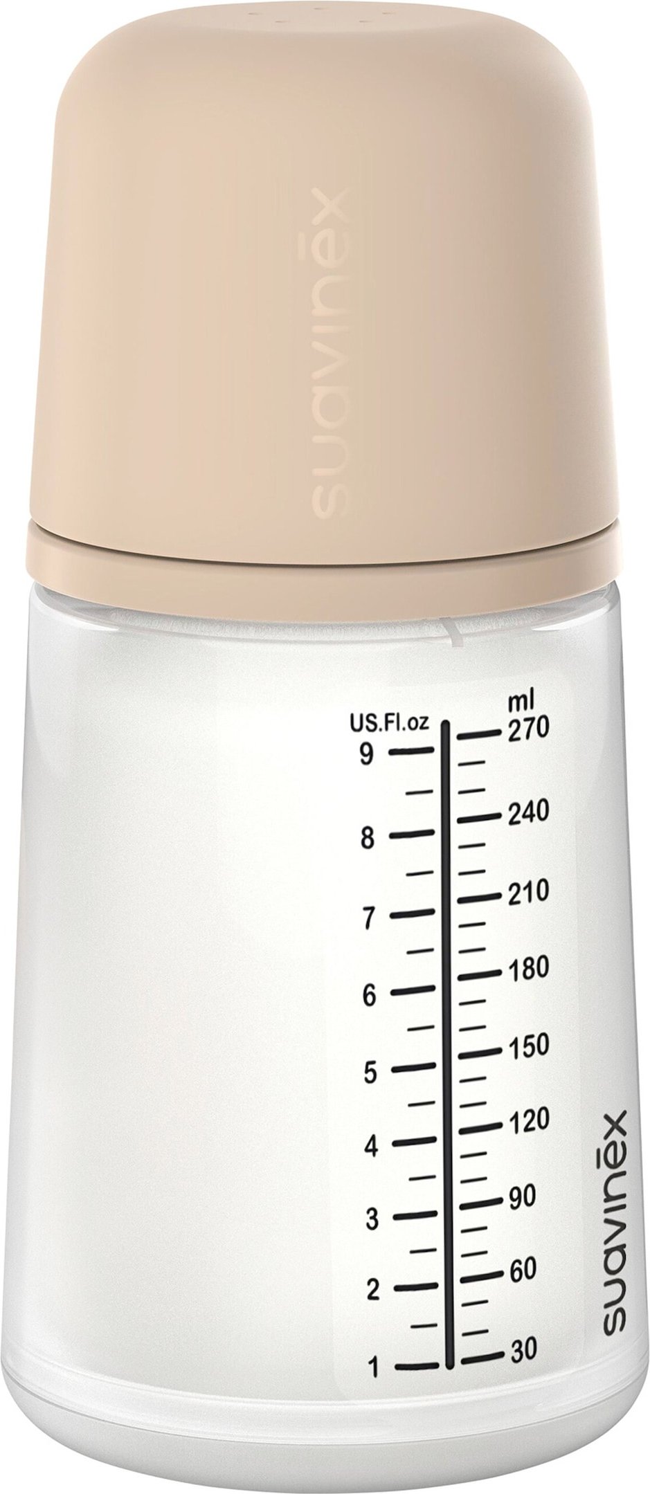Suavinex Babyflasche Zero.Zero, Anti-Kolik, 270 ml, ab 3M