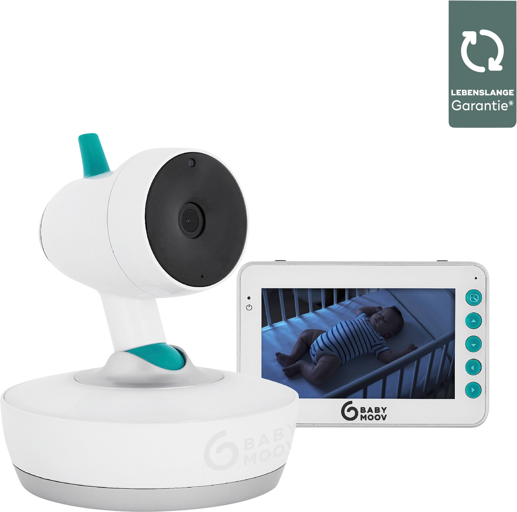 Babymoov Digitales Babyphone mit Kamera YOO-Moov 360°