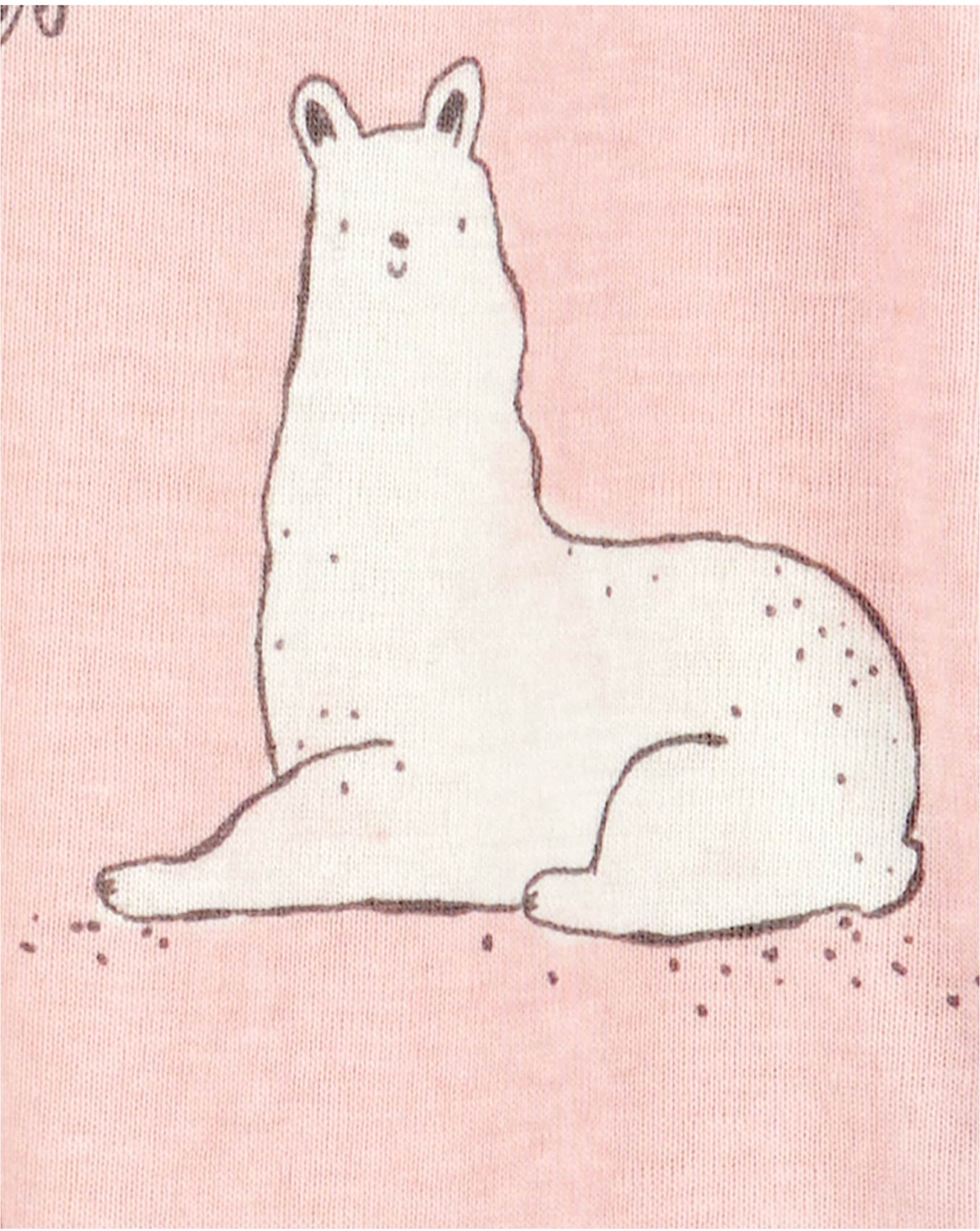 Carter's 2er-Pack Schlafoverall mit Fuß Lamas Punkte