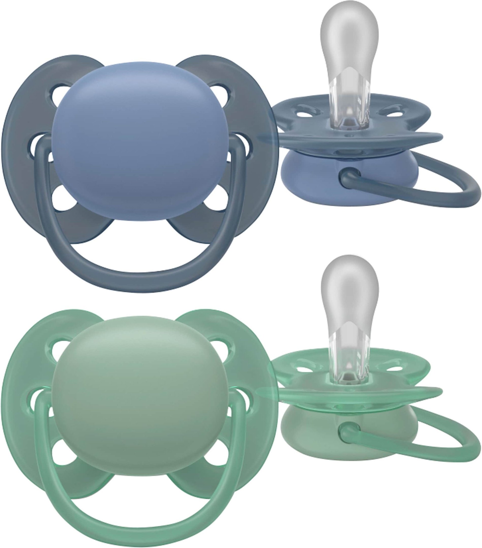 2er-Pack Schnuller ultra soft, 6-18M