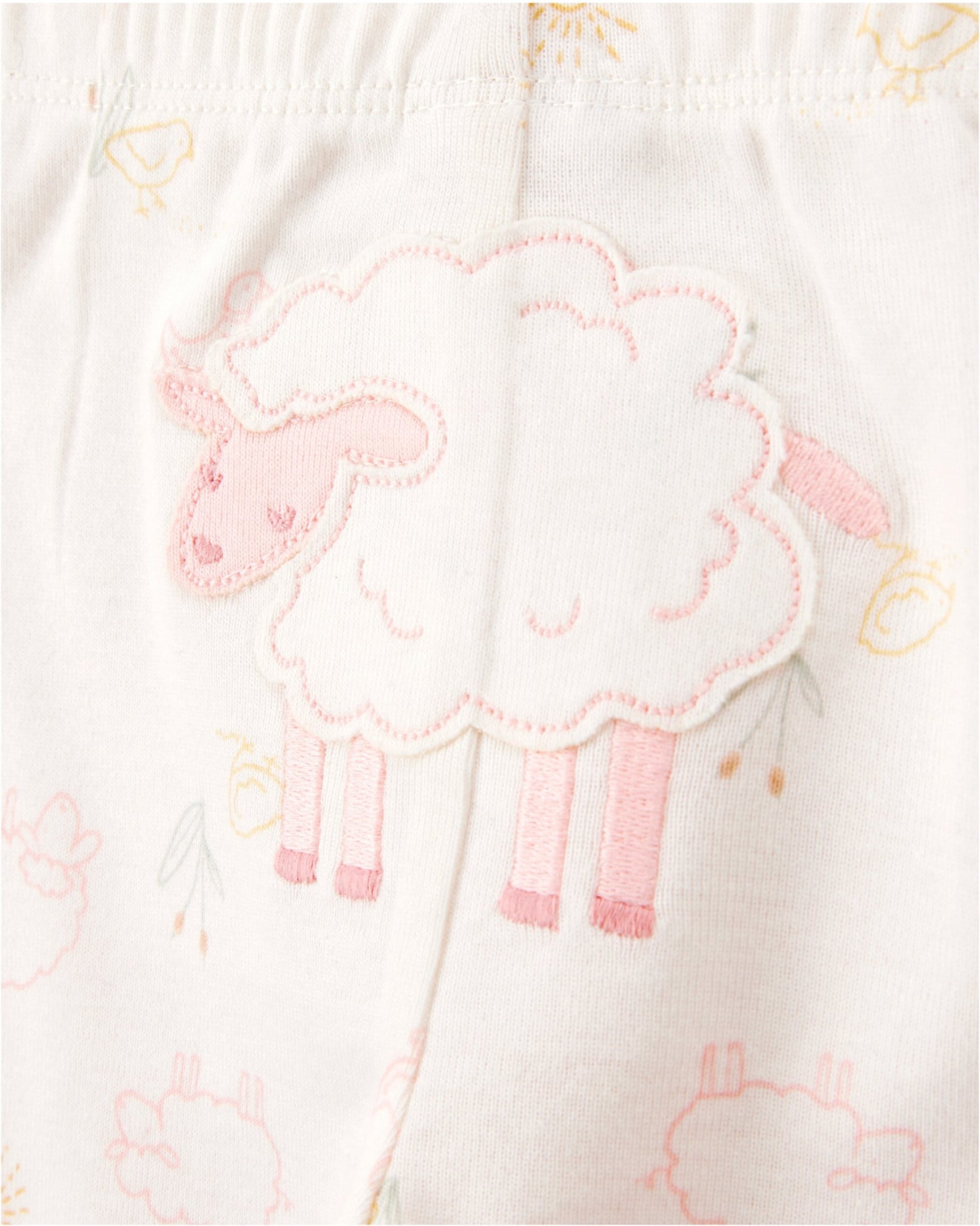 Carter's 3-tlg. Set Body kurzarm, Body langarm und Leggings Schafe