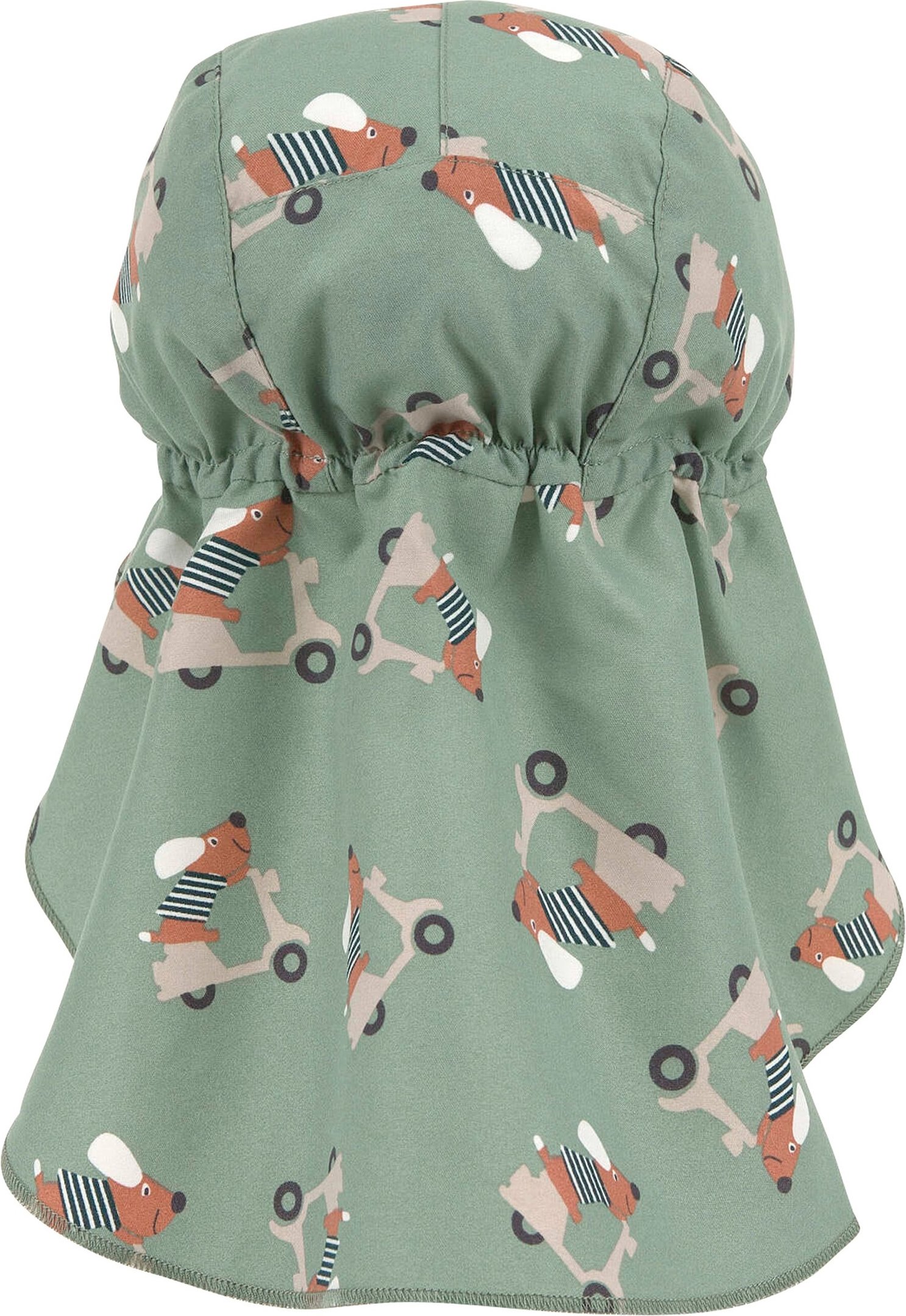 Lässig Schirmmütze mit Nacken- und UV-Schutz Dackel Roller