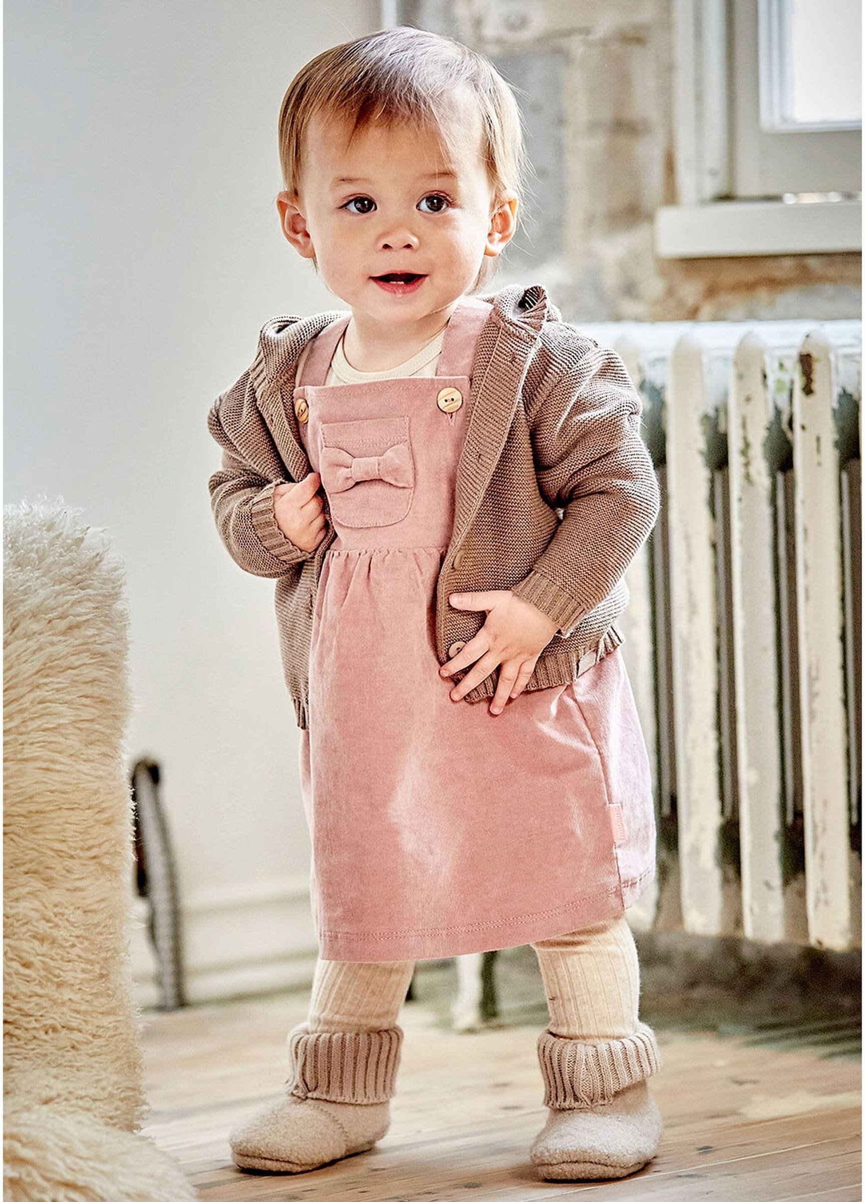Thumbnail - Maximo Cord-Latzkleid Schleife