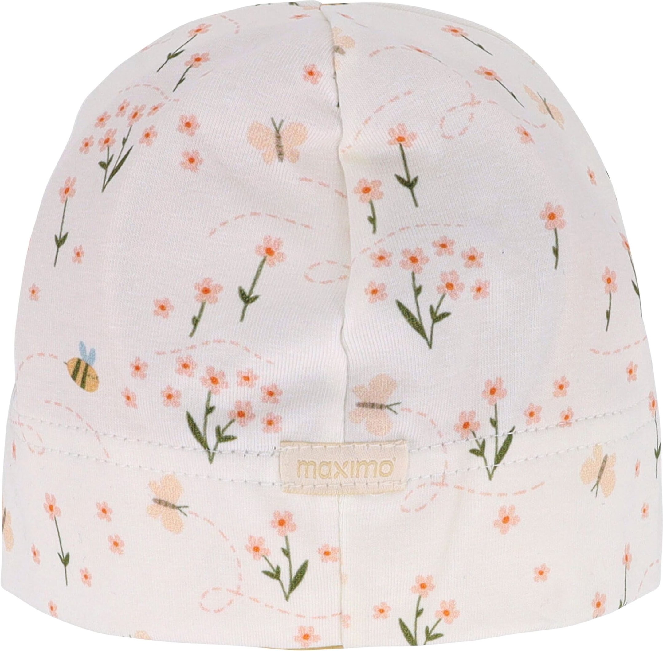 Maximo Erstlingsmütze mit UV-Schutz Blumen