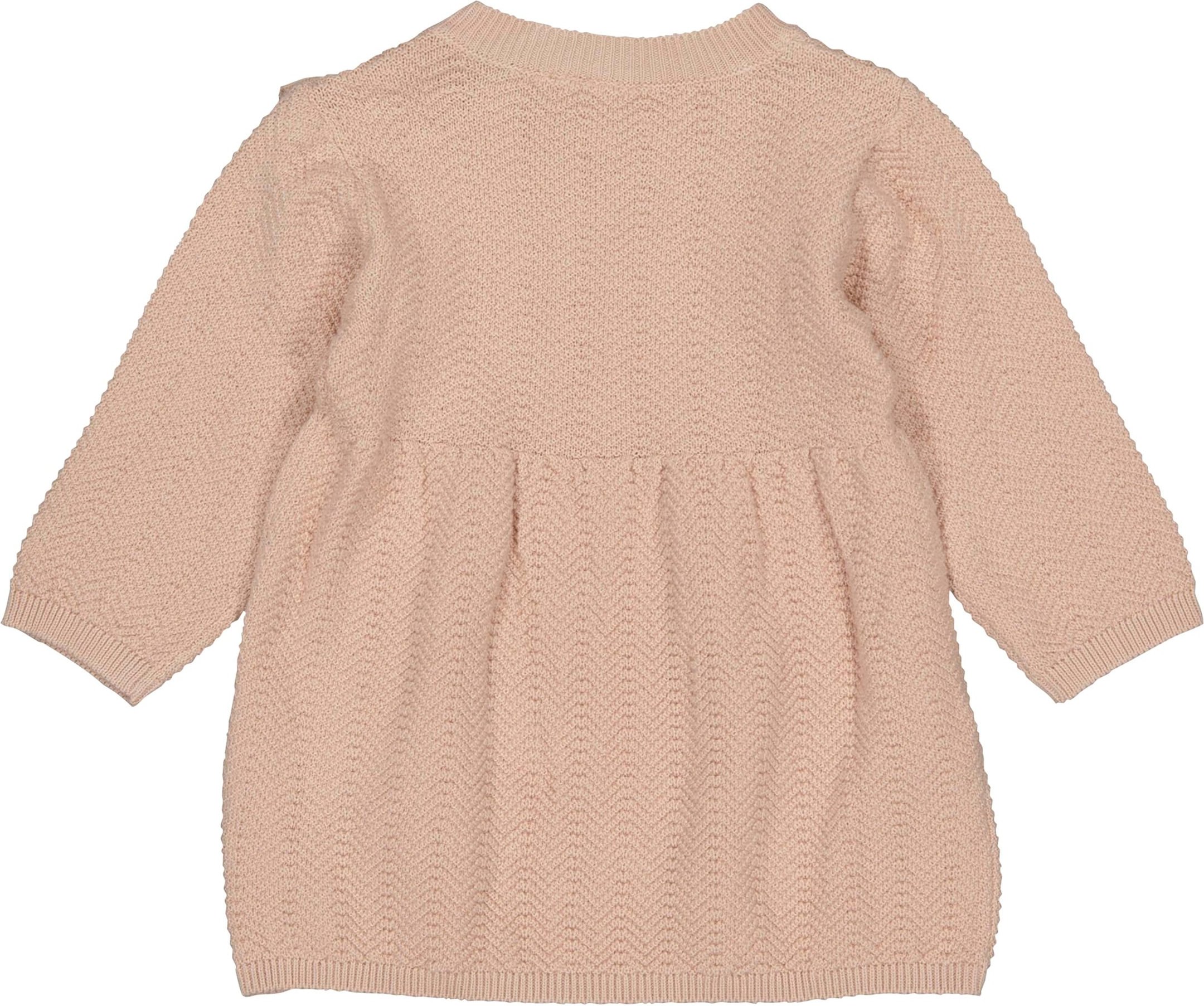 Levv Strickkleid langarm Rüschen