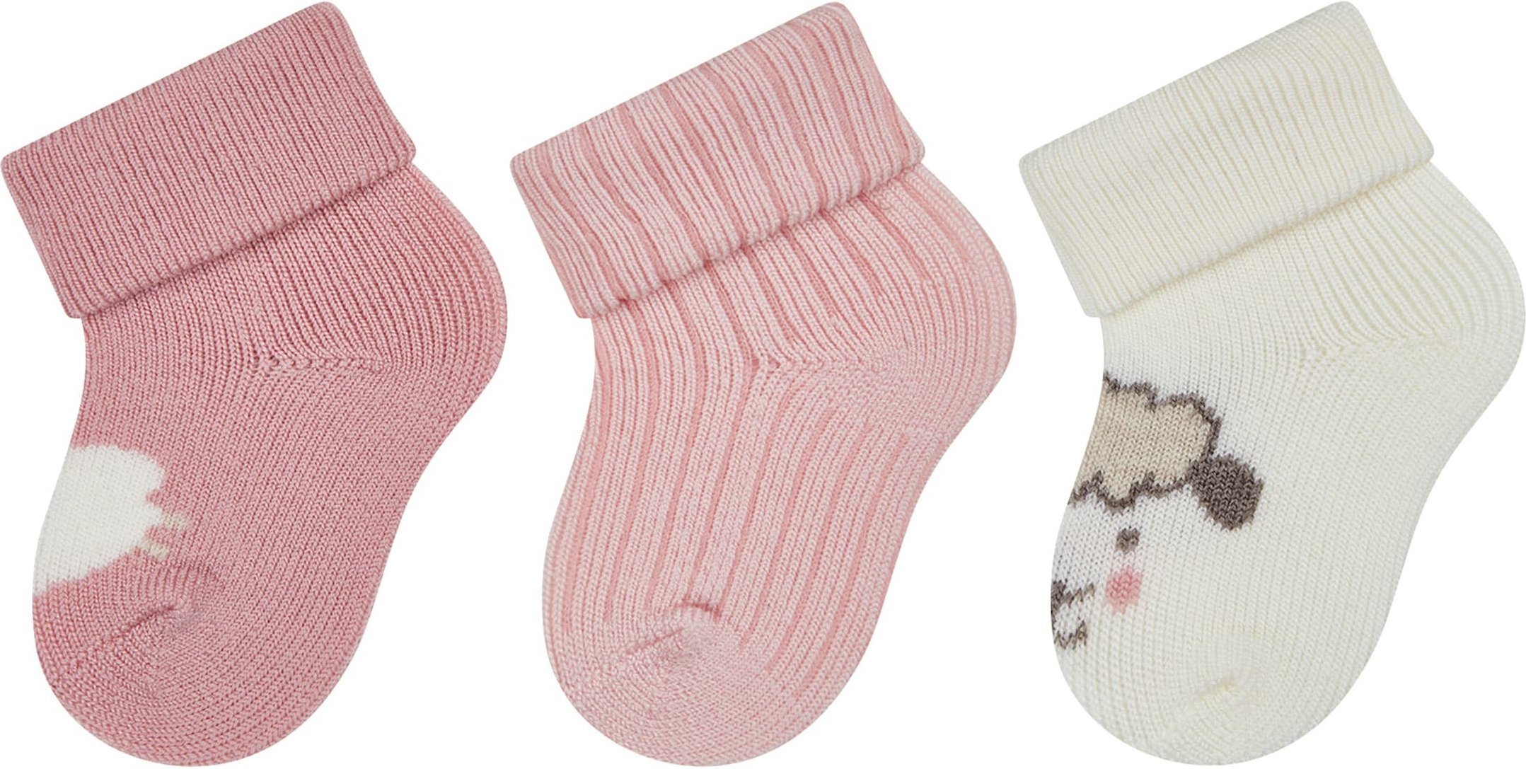 Sterntaler 3er-Pack Erstlingssocken Schaf