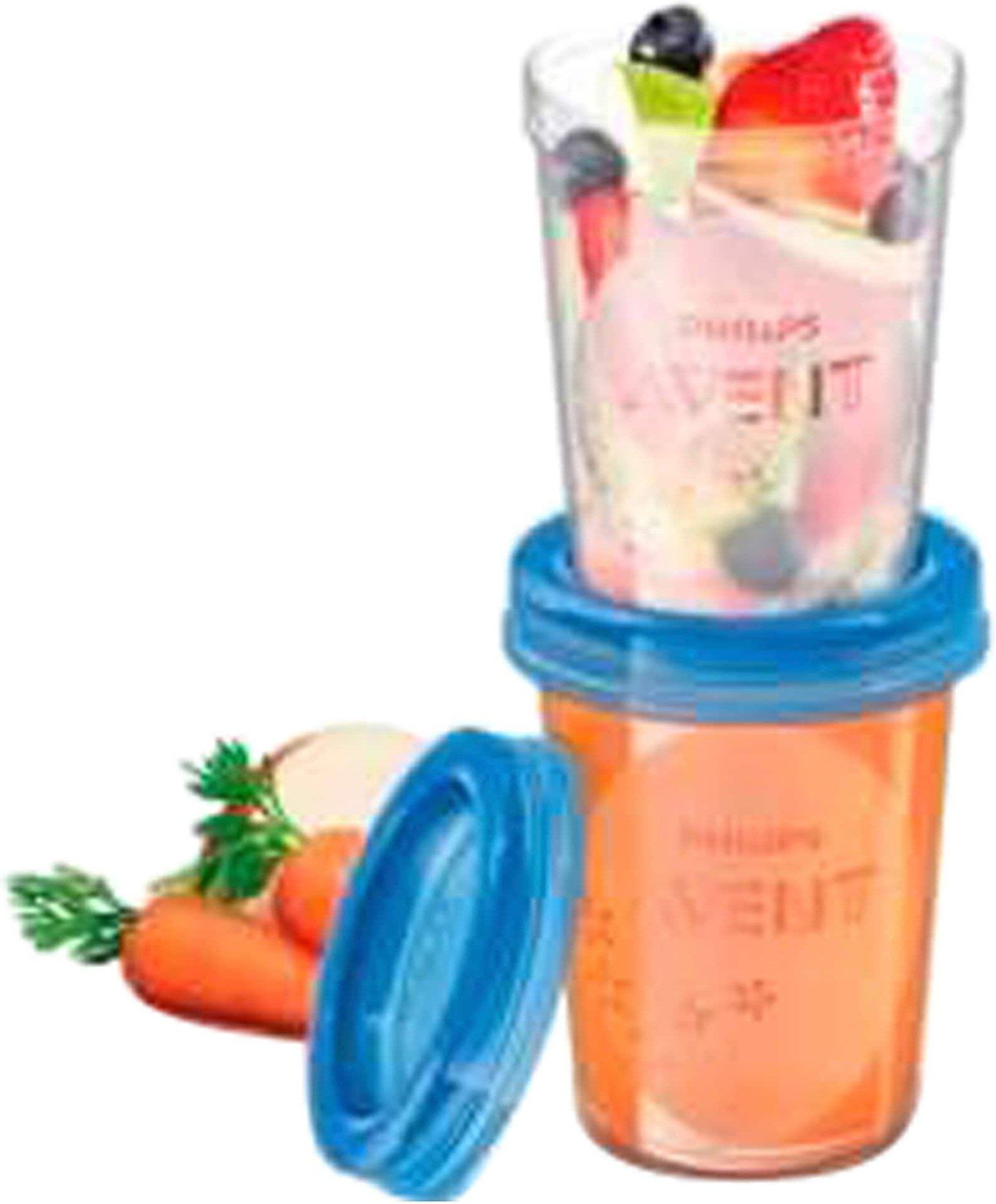 Philips Avent Aufbewahrungssystem für Babynahrung, SCF721/20, 240ml