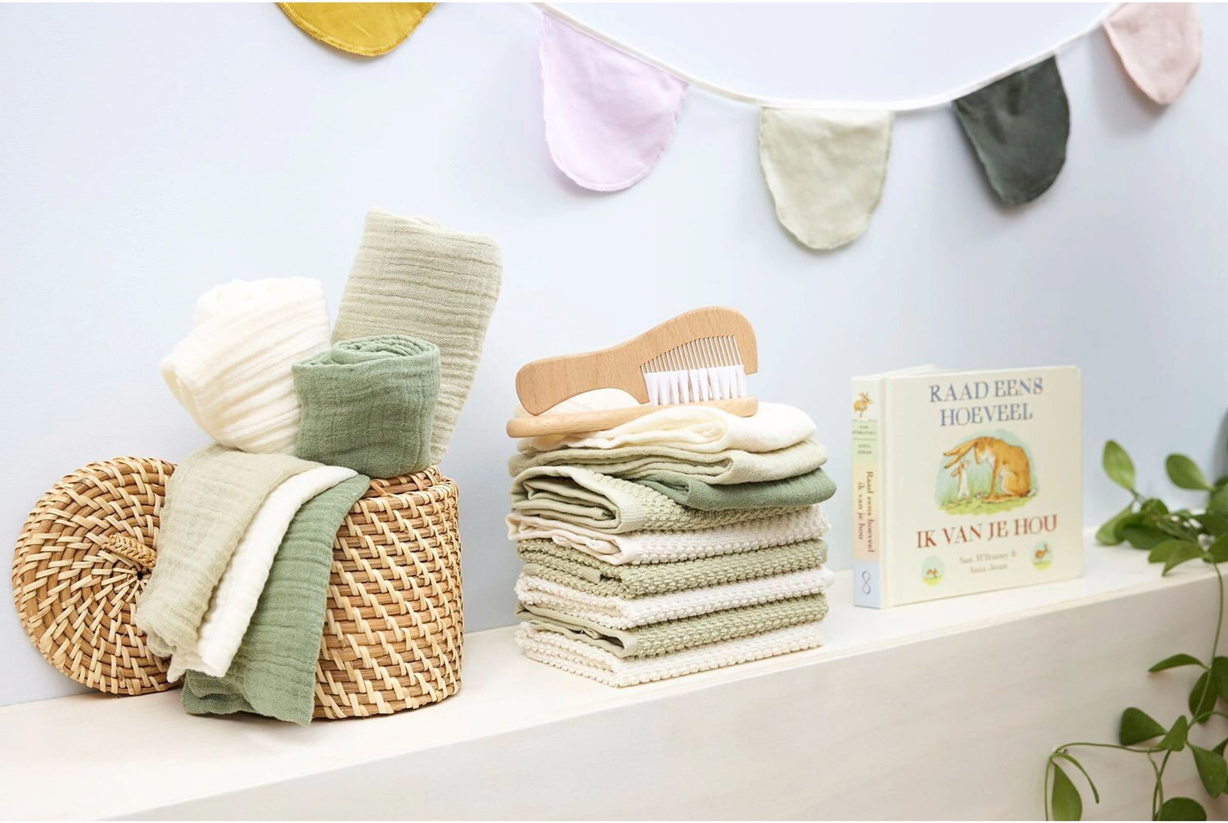 Meyco Baby 6er-Pack Spucktücher 30x30 cm