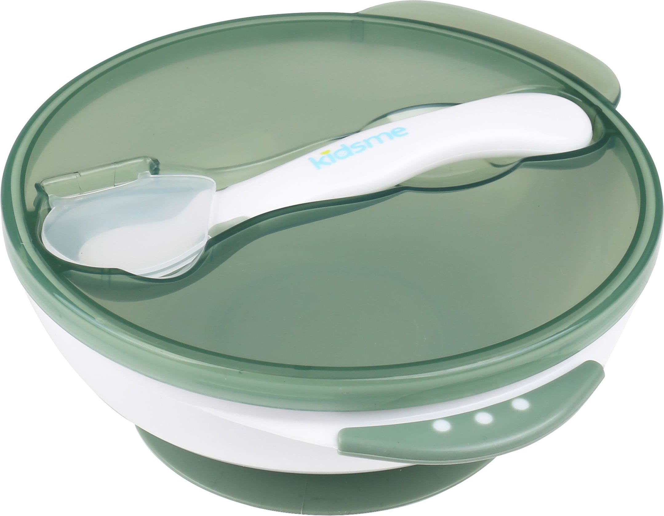 Kidsme Breischale mit Saugfuß und Wärmesensorlöffel