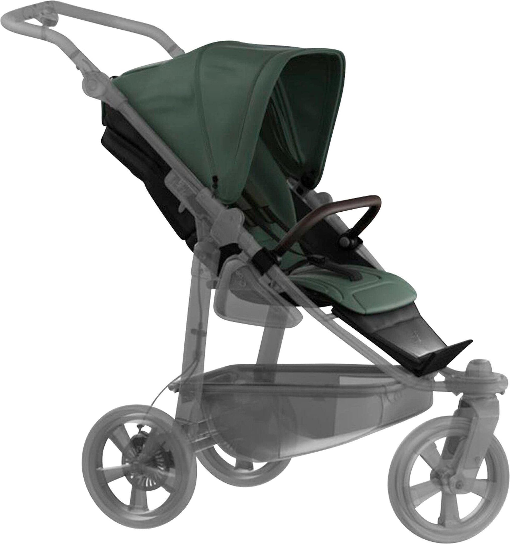 Thumbnail - Tfk Kinderwagen Sportwagen Mono 4 grau | schwarz