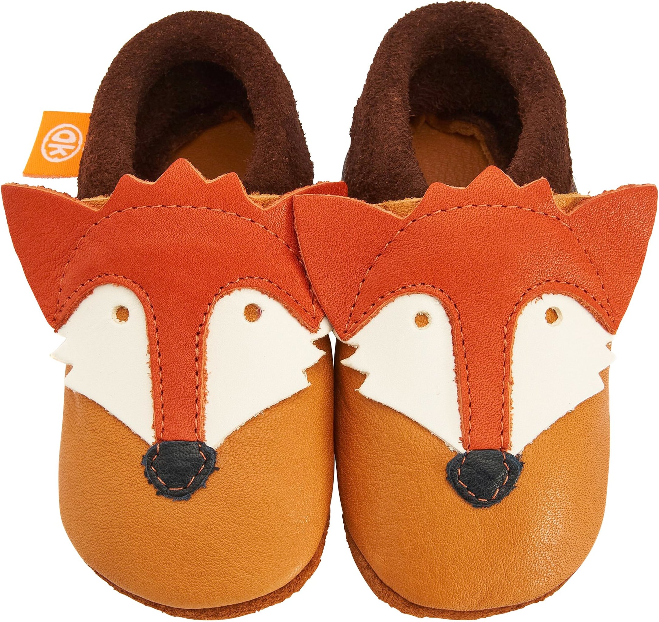 Orangenkinder Krabbel- und Hausschuhe Fuchs