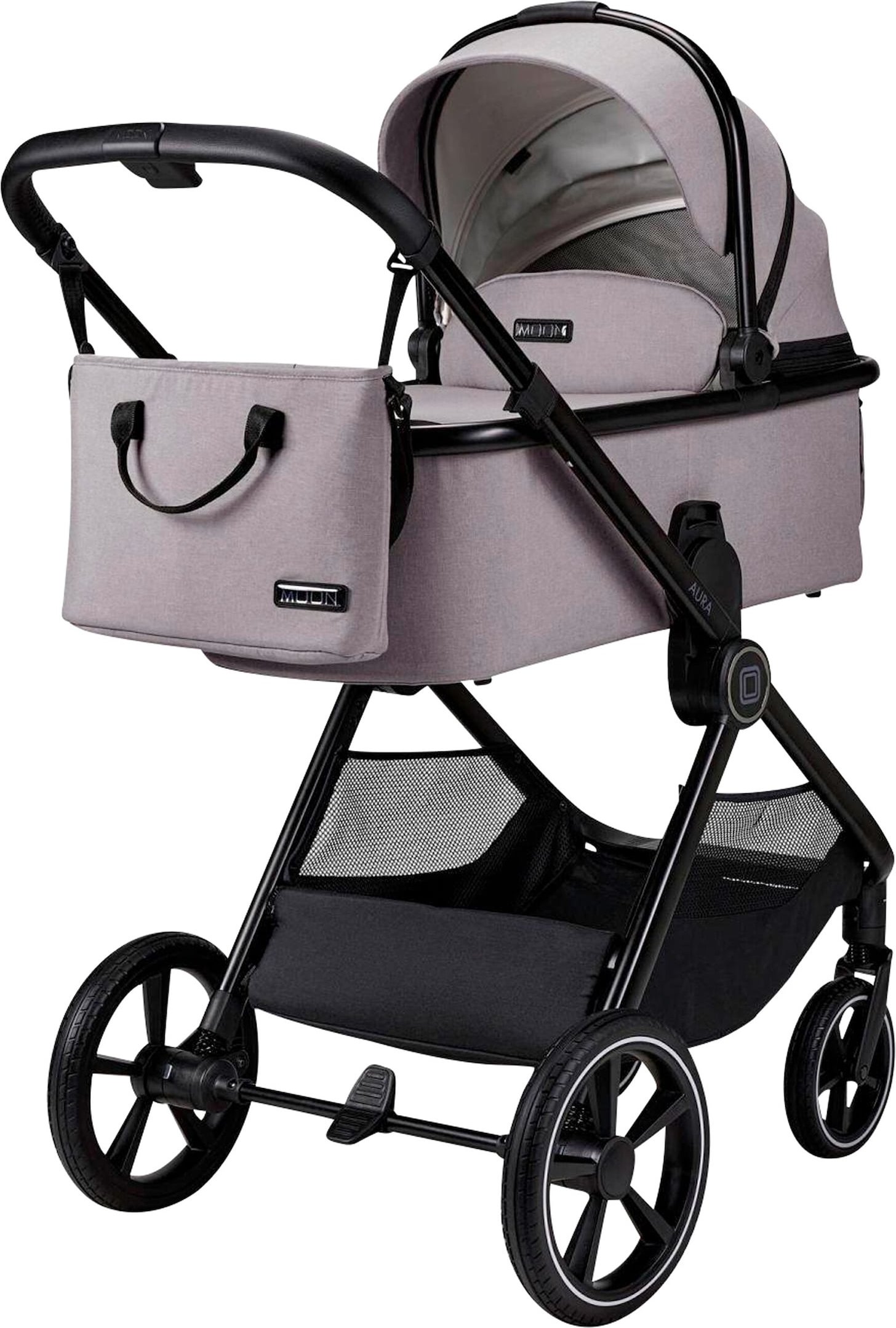Moon Kombikinderwagen Aura (2026) grau