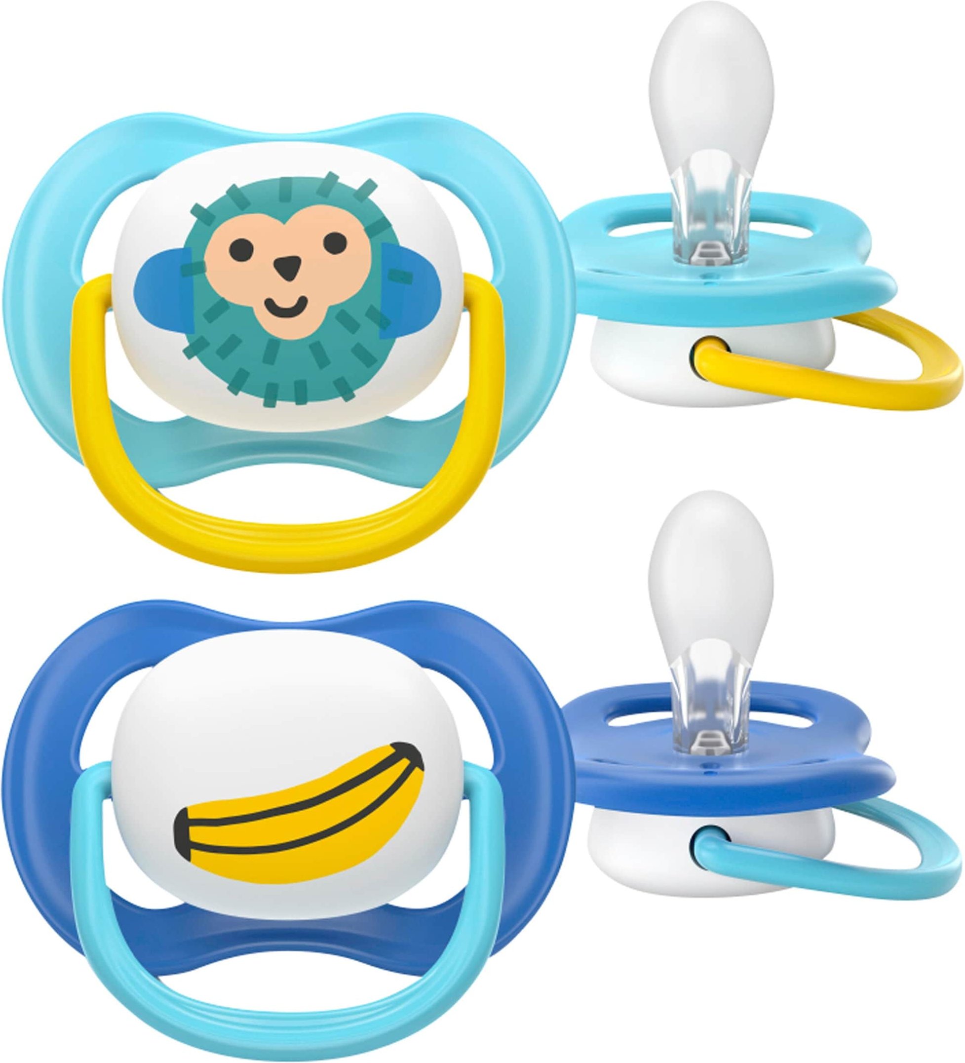 2er-Pack Schnuller ultra air happy, 6-18M