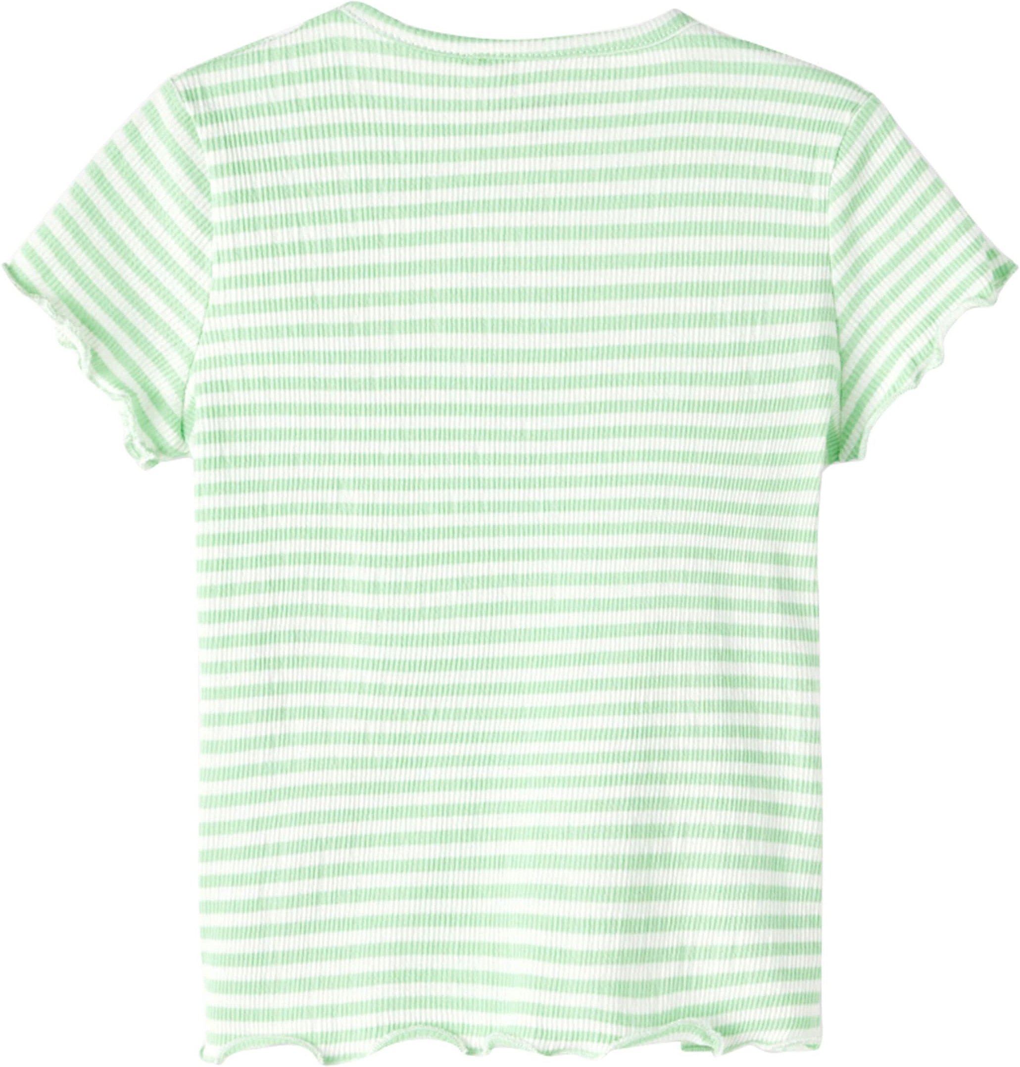 Name It T-Shirt Rippqualität Ringel Erdbeere