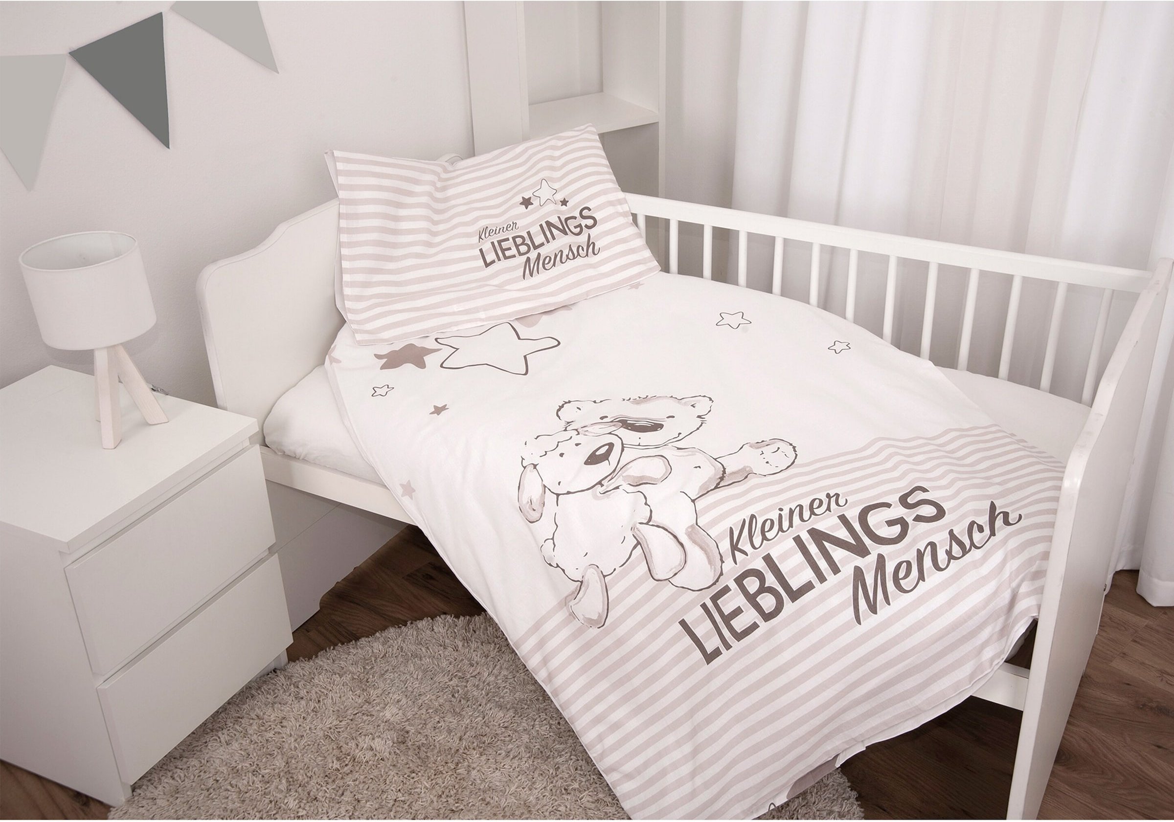 Baby Best Bettwäsche Lieblingsmensch 40x60 / 100x135 cm