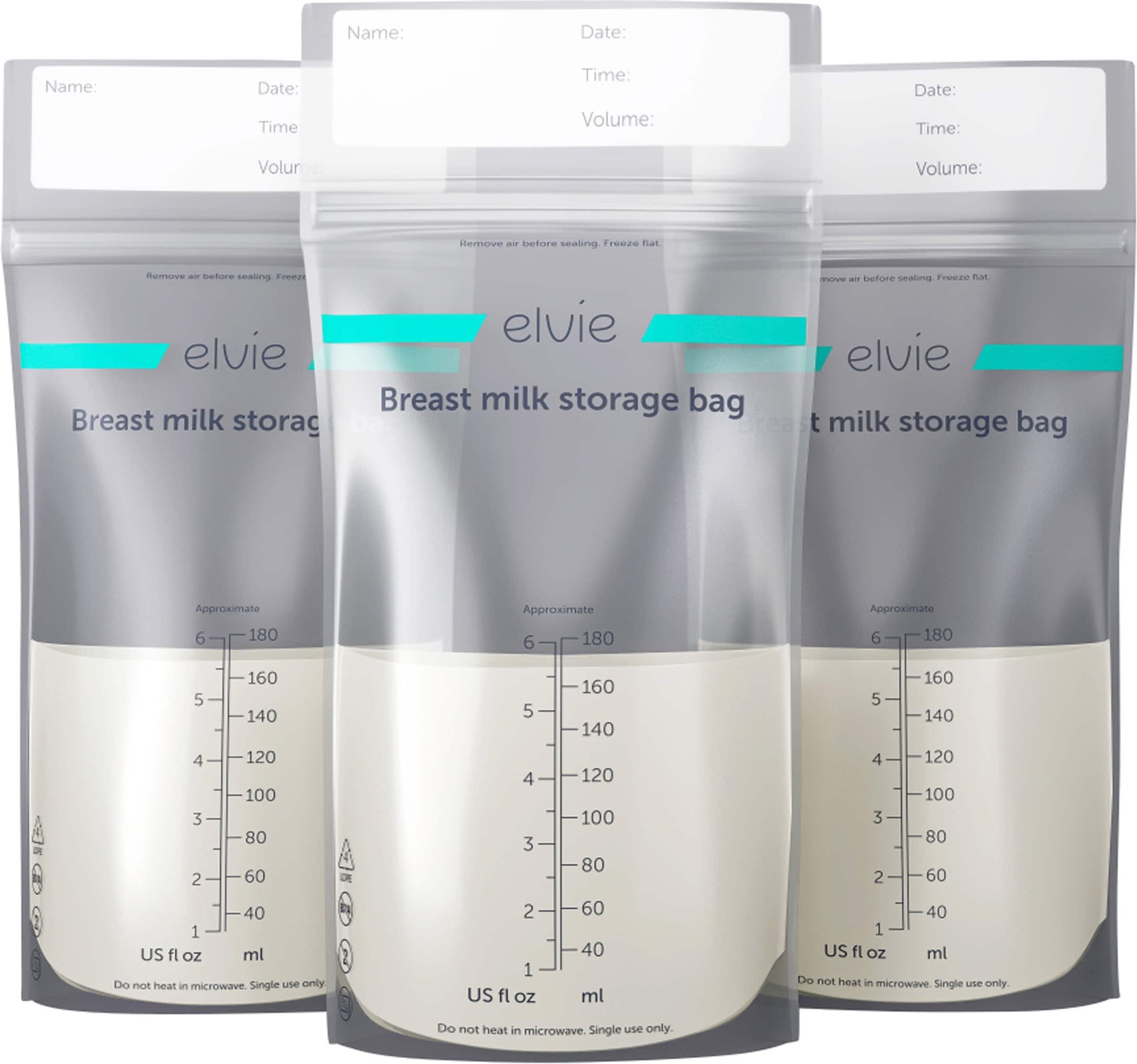 Elvie Mutttermilchbeutel 180 ml, 2 x 50 Stück