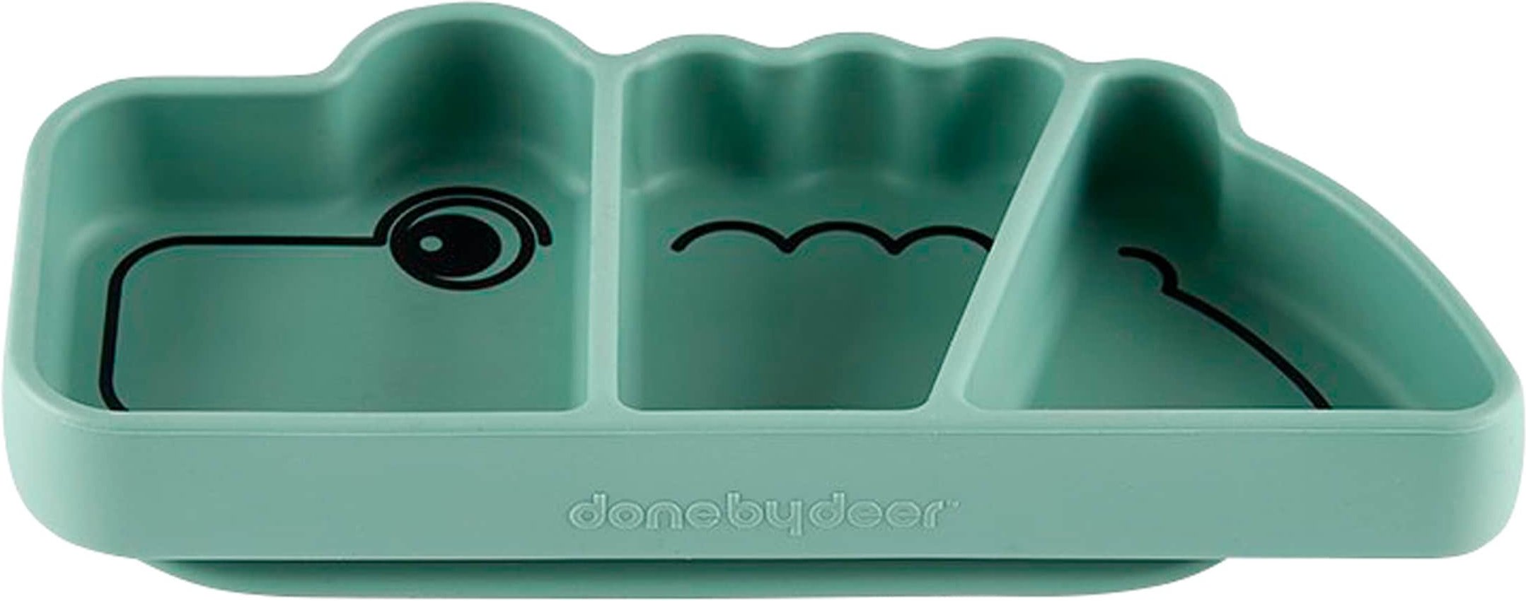 Done By Deer Esslernteller Silikon Krokodil Croco