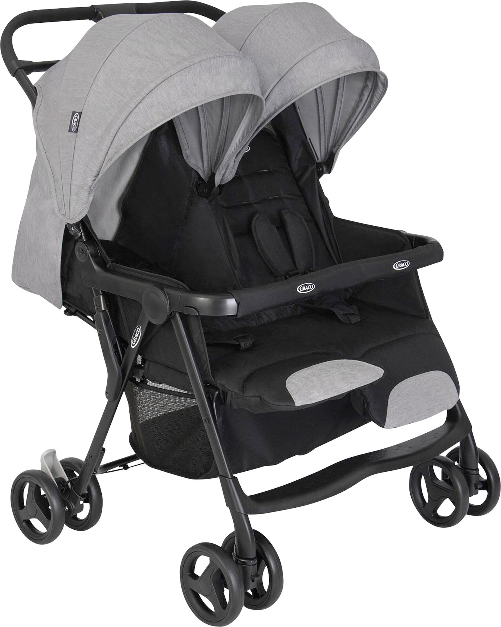 Graco Kinderwagen Geschwisterwagen Duorider grau