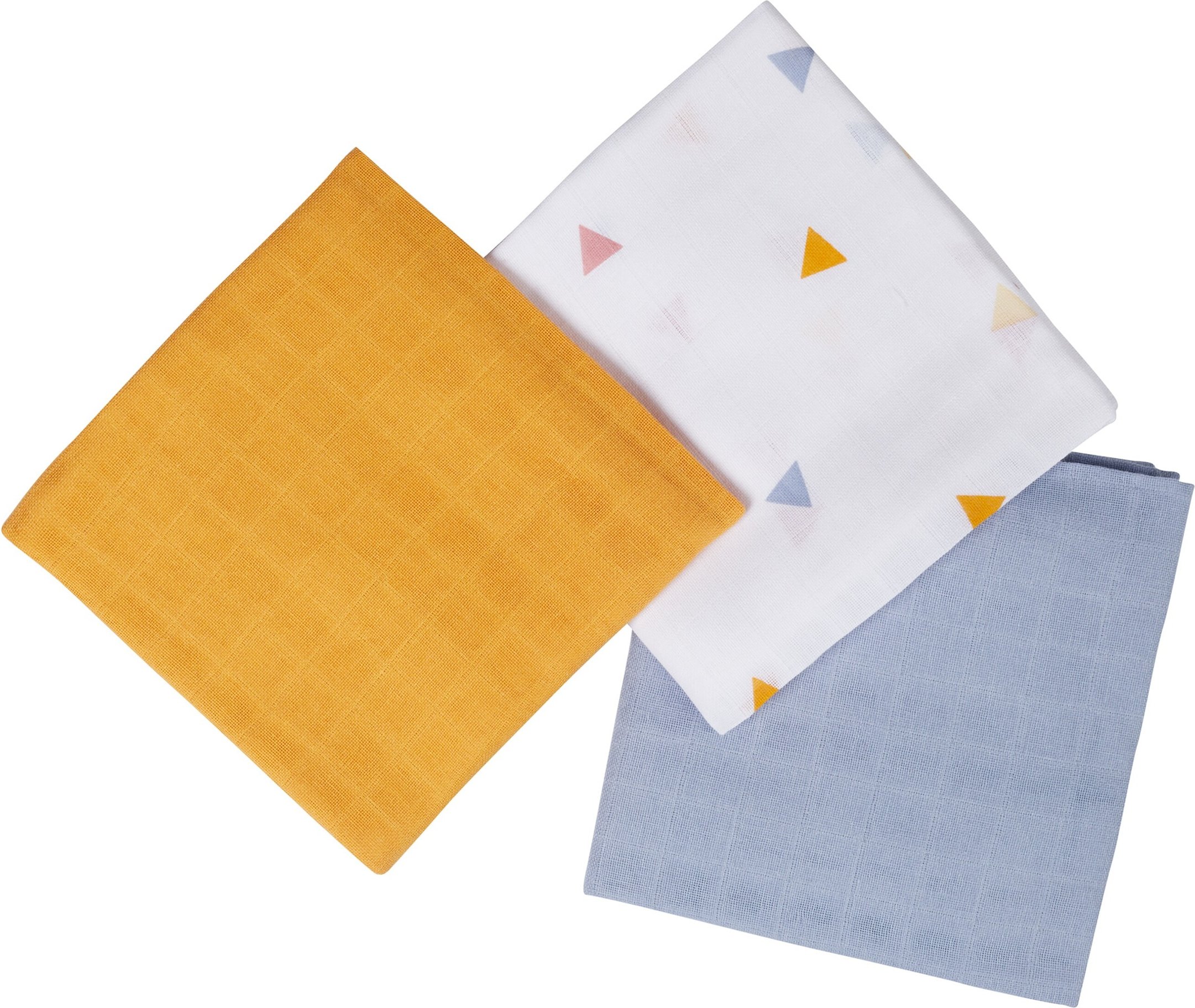 Thumbnail - Bornino 3er Pack Mullwindeln 80x80 cm