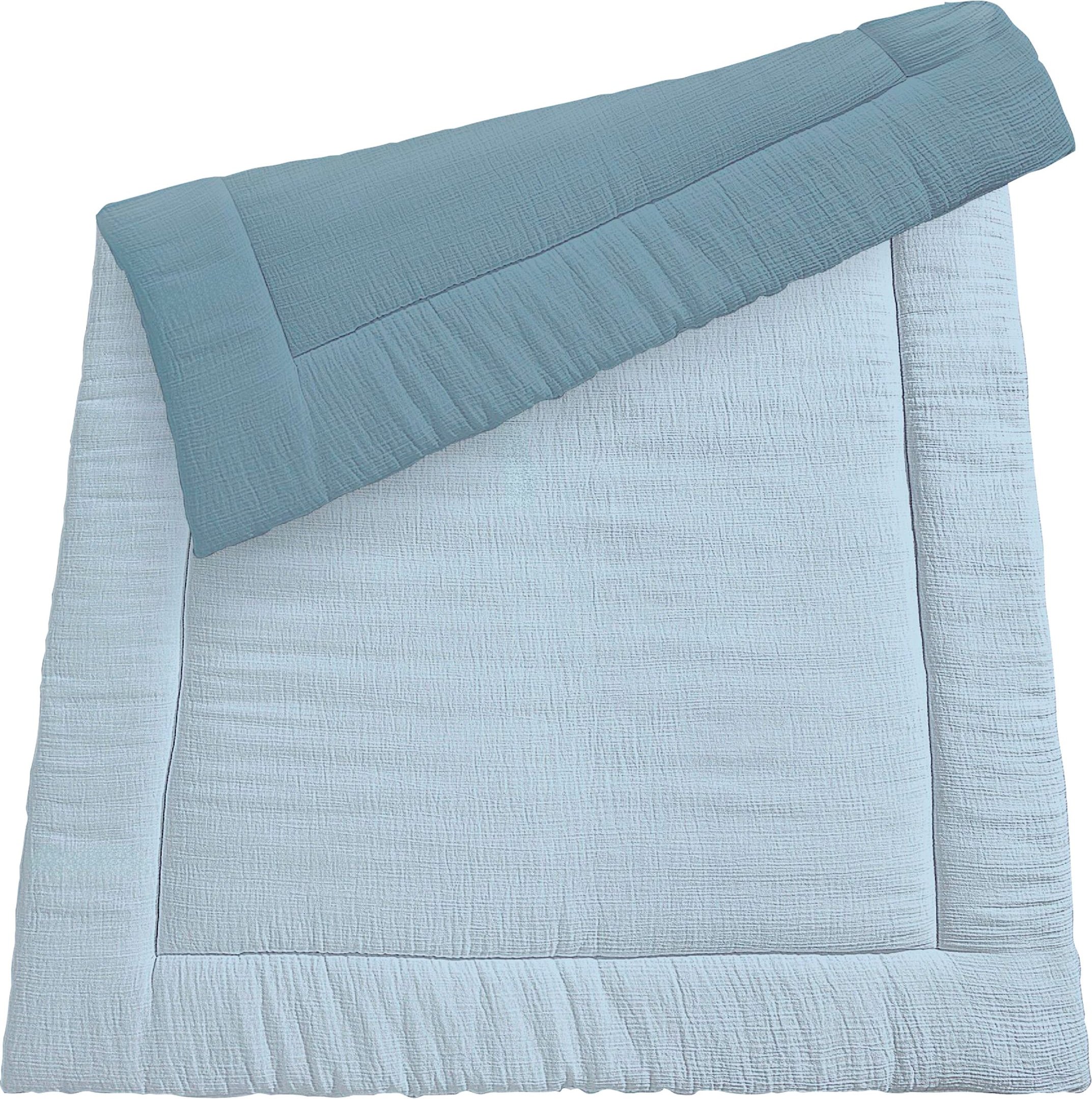 Bornino Home Wende-Krabbeldecke Musselin 100x150 cm