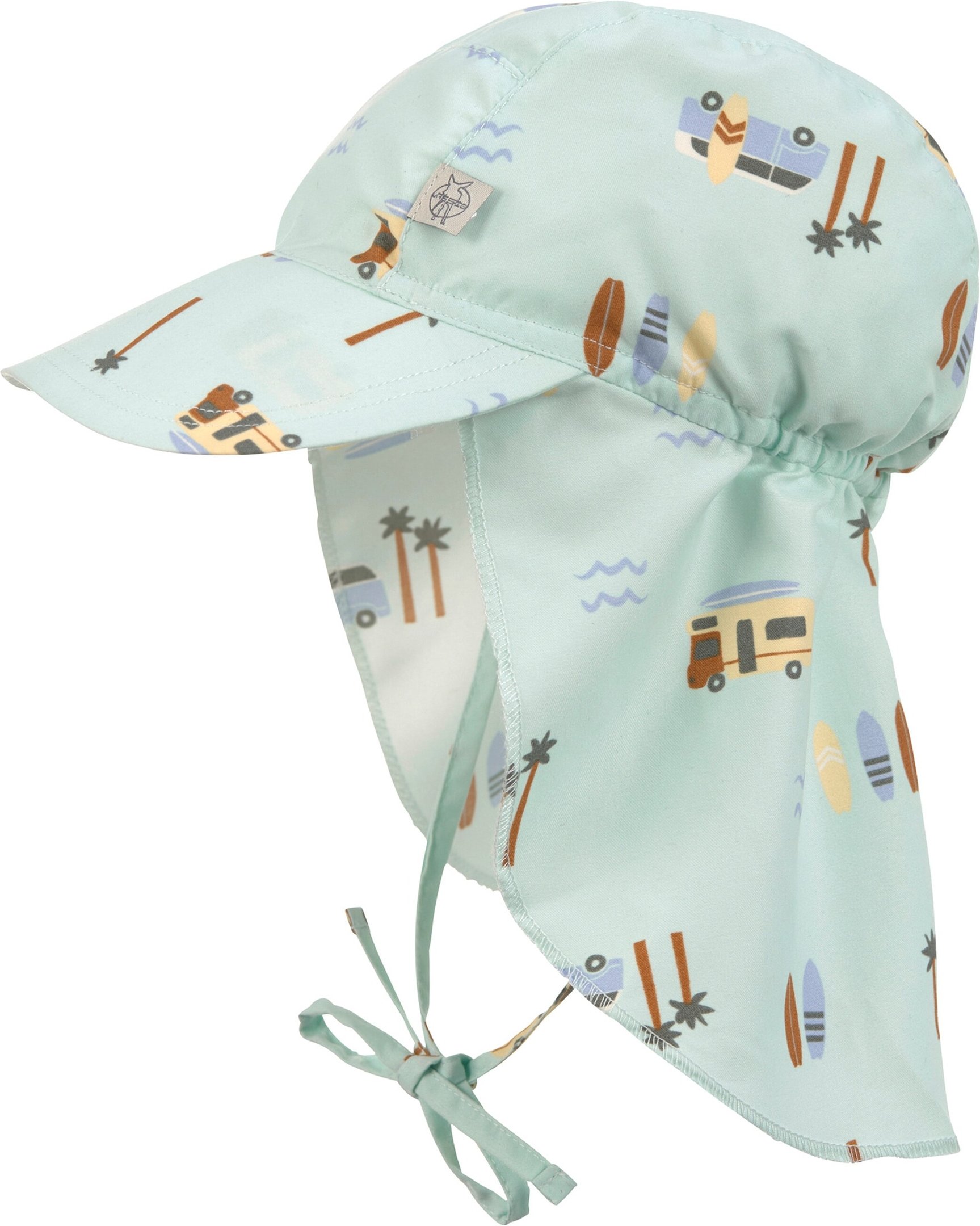 Thumbnail - Lässig Schirmmütze mit Nacken- und UV-Schutz Strand