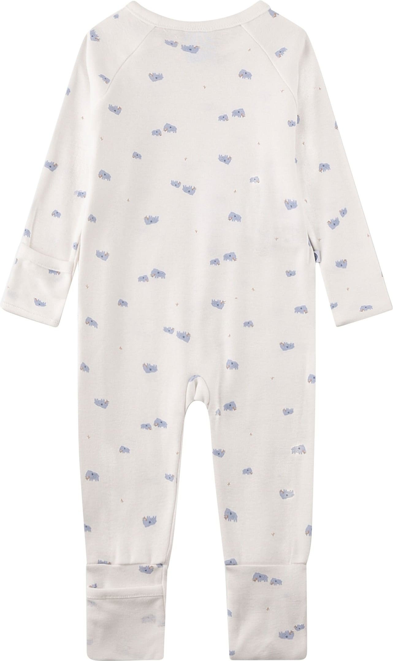 Sanetta Schlafoverall mit Klappfuß Mammut