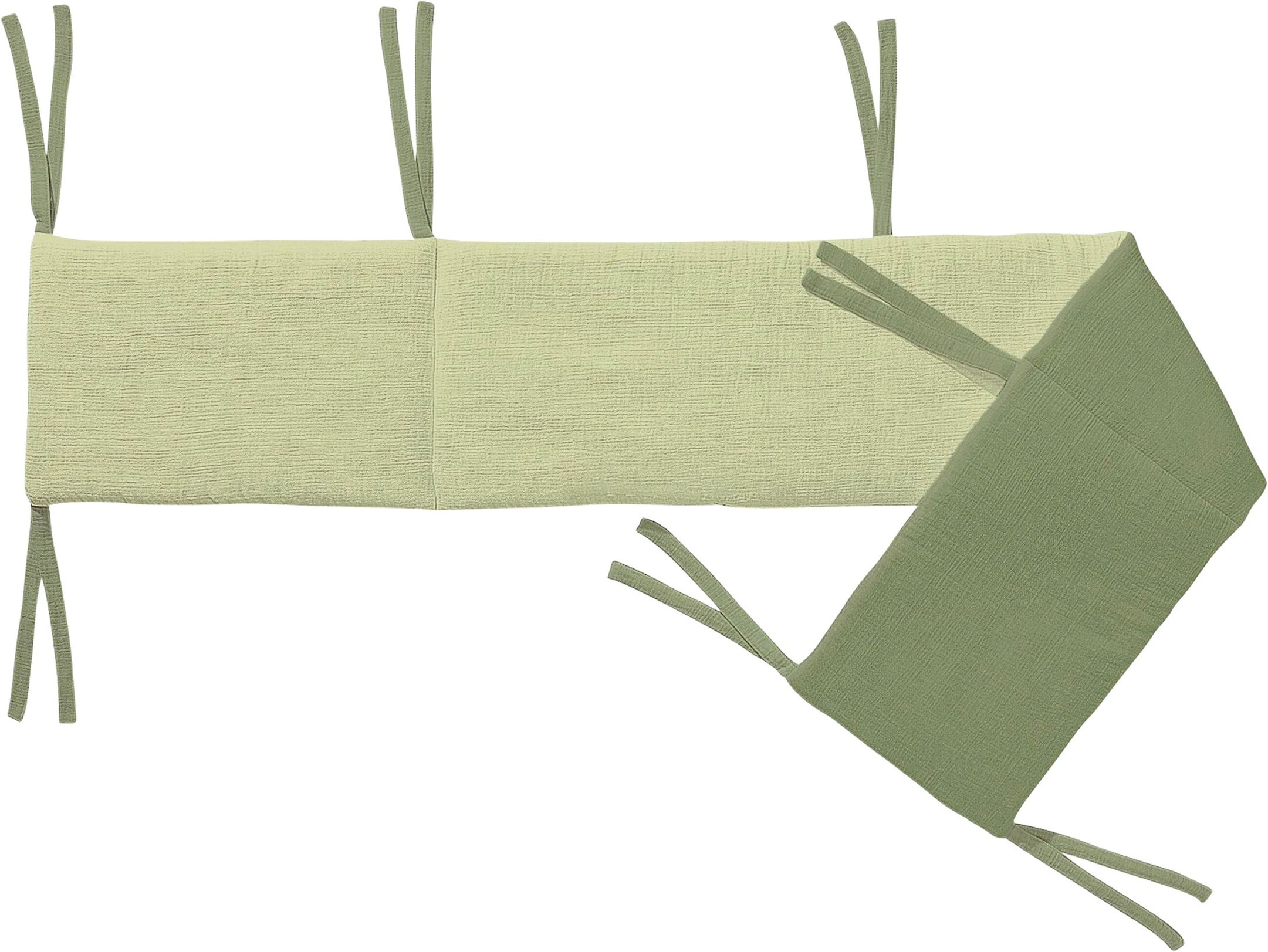 Bornino Home Wende-Nestchen für Beistellbett Musselin 26x166 cm