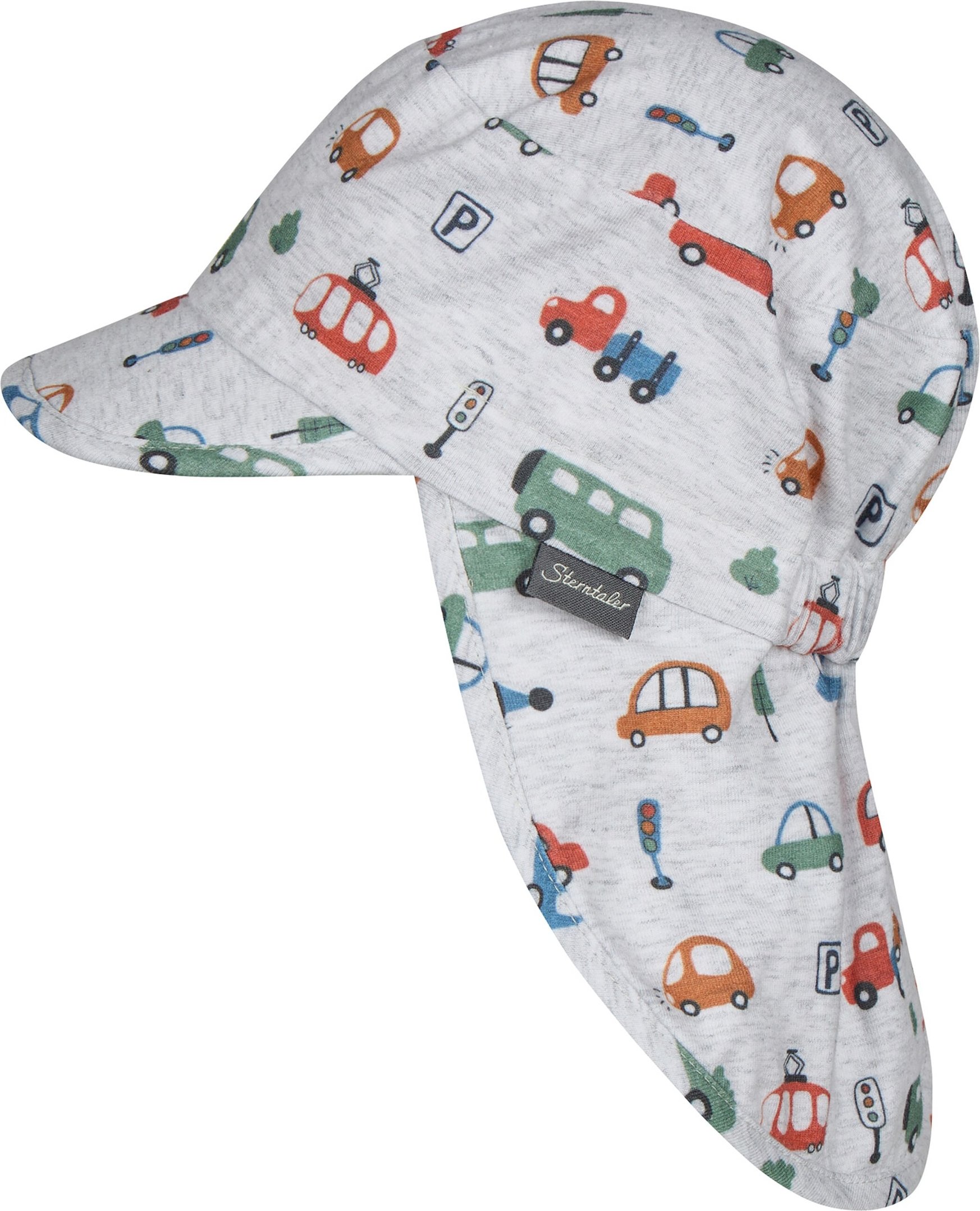 Sterntaler Jersey-Schirmmütze mit Nacken- und UV-Schutz Autos