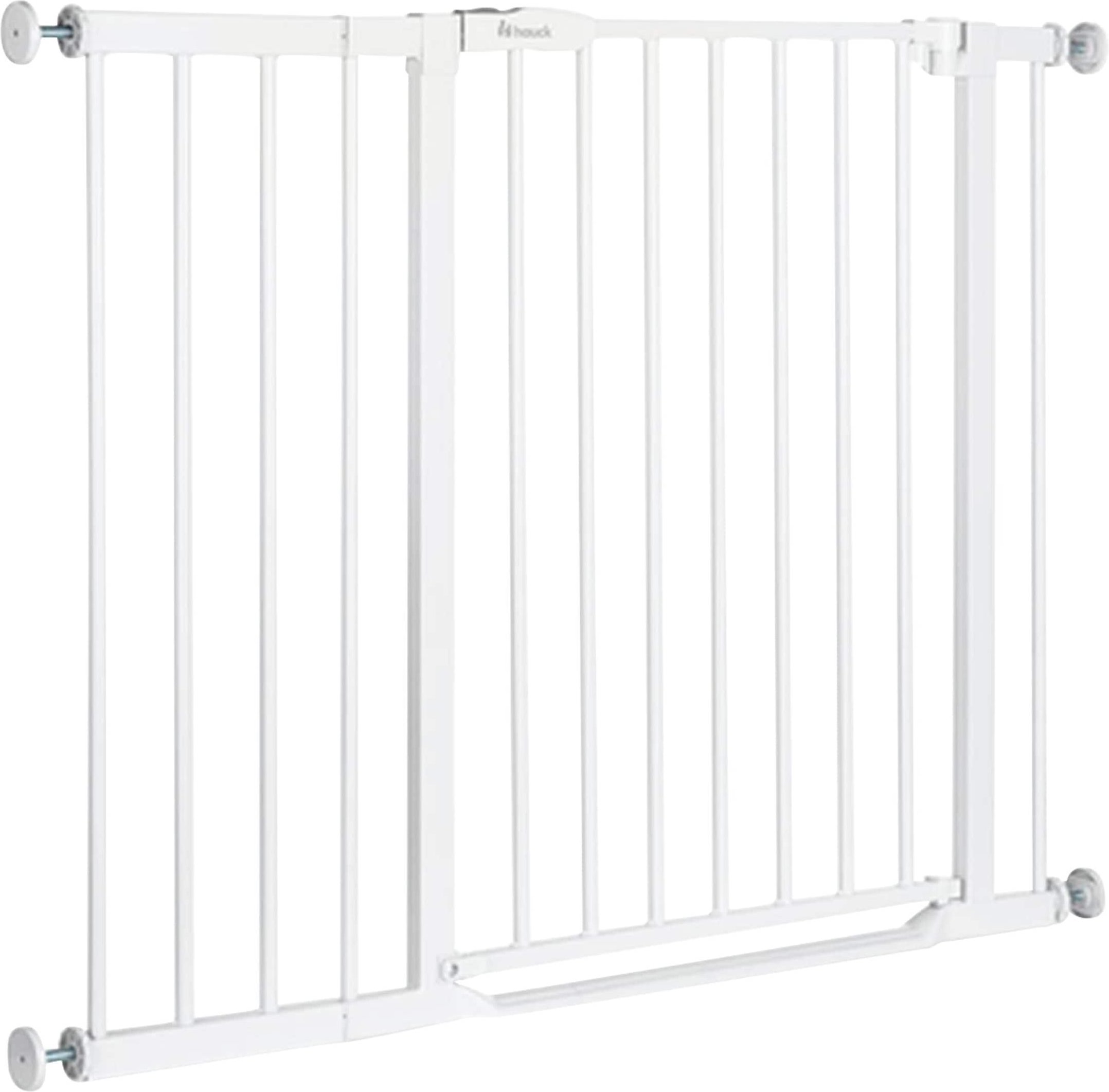 Hauck Tür- & Treppenschutzgitter Clear Step 2 inkl. Verlängerung 21 cm, 96-101 cm