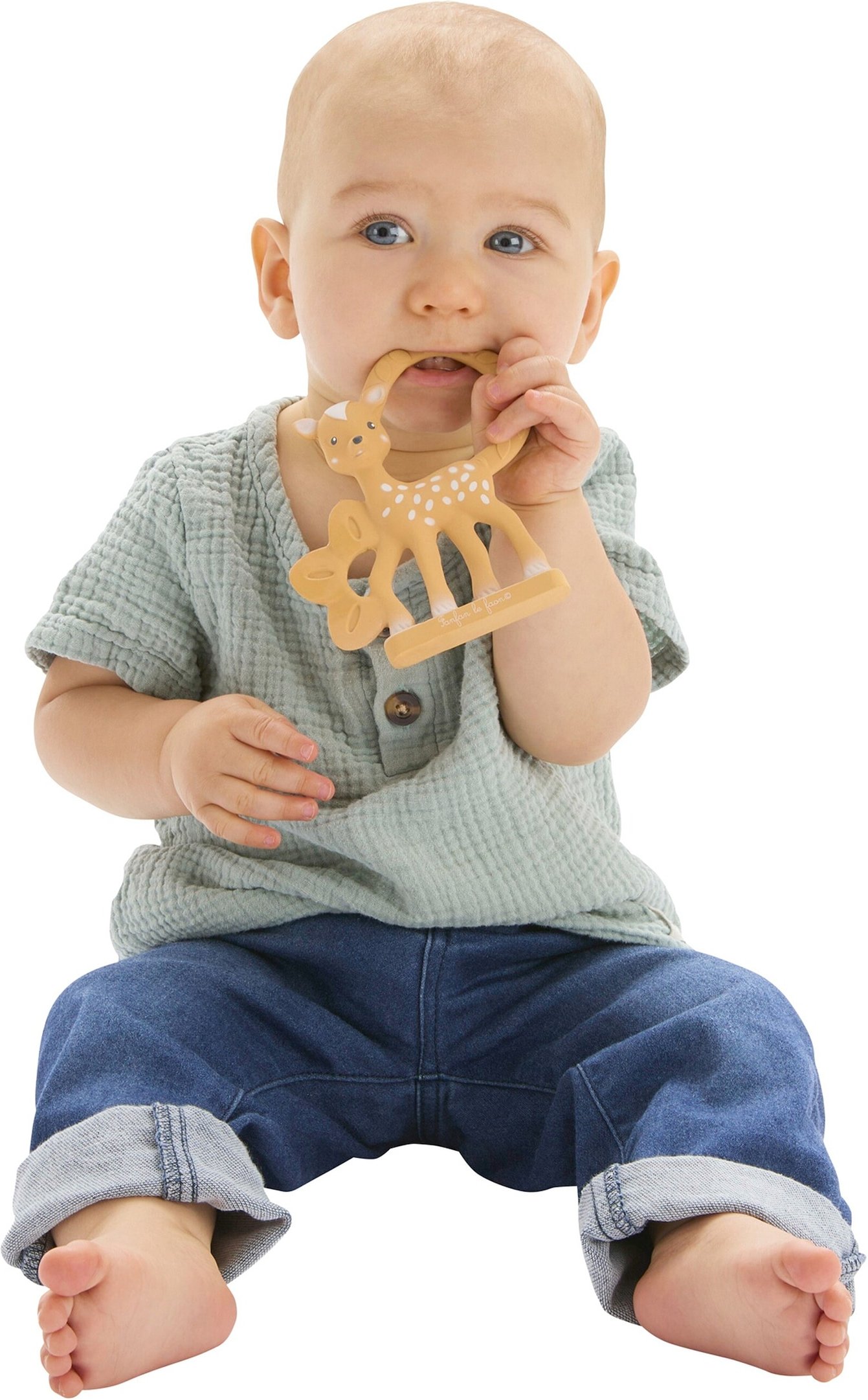Sophie La Girafe 5 Sinne Zahnungshilfe FanFan das Rehkitz aus Naturkautschuk