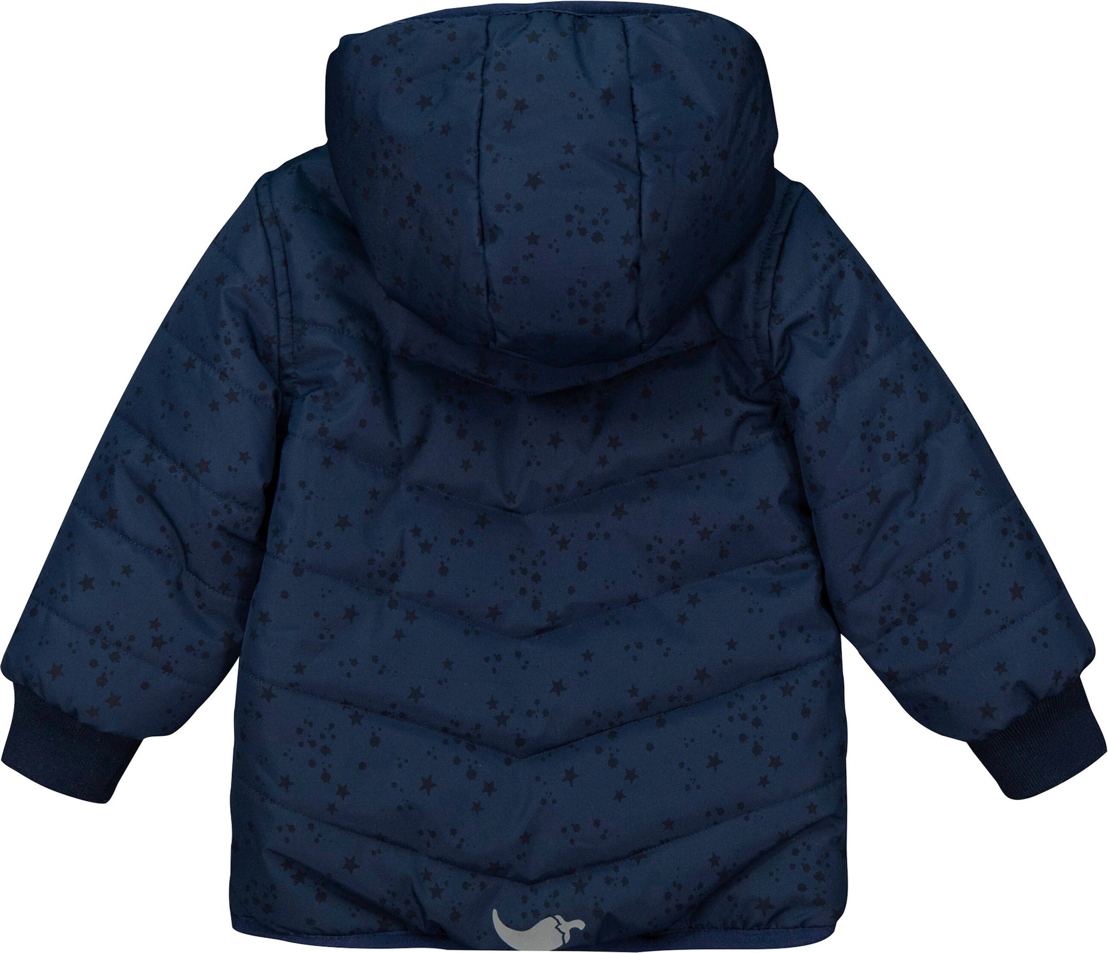 Salt And Pepper Steppjacke mit Kapuze Plüschfutter Sterne