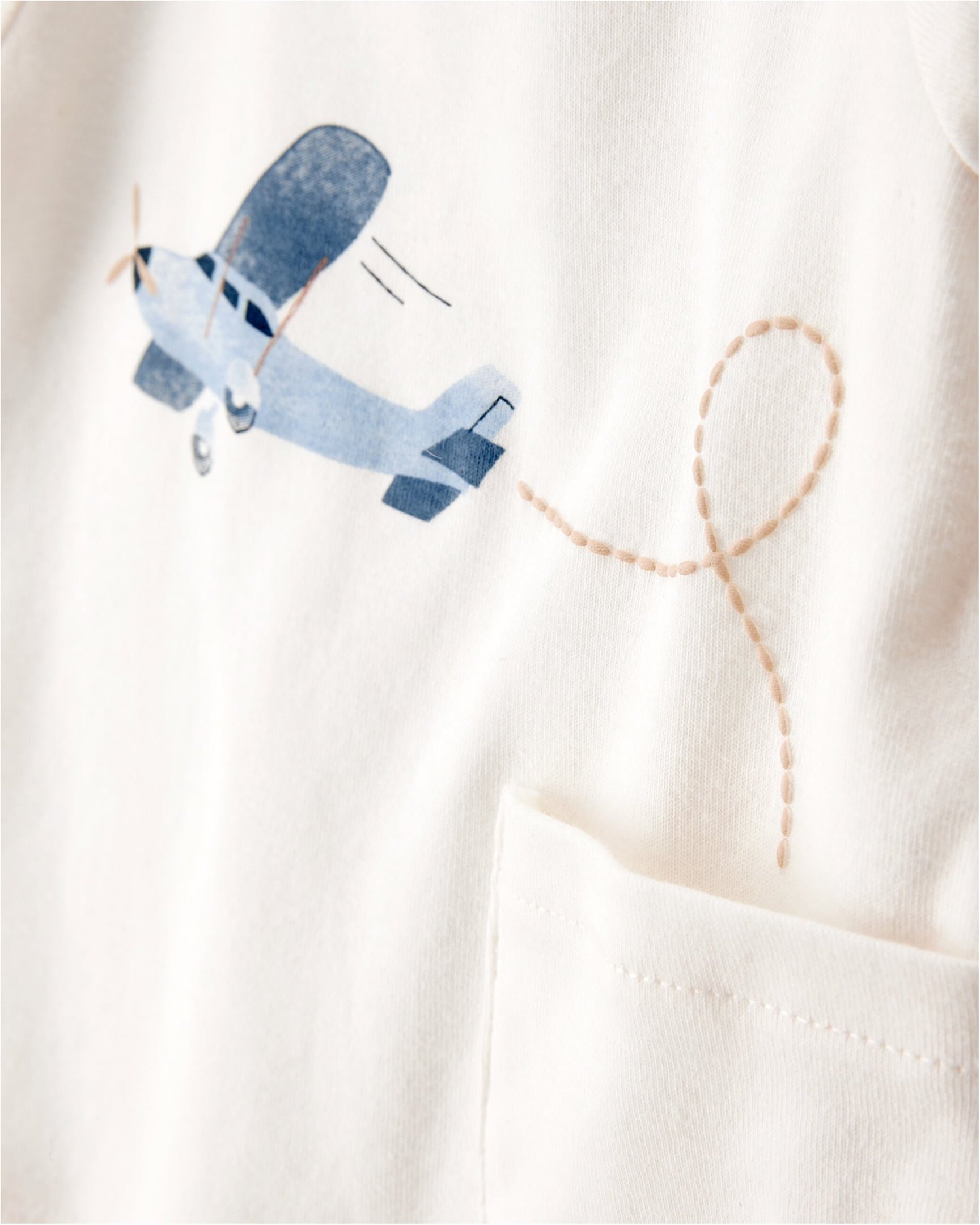 Thumbnail - Carter's 2-tlg. Set Shirt langarm und Jogginghose Flieger Ringel
