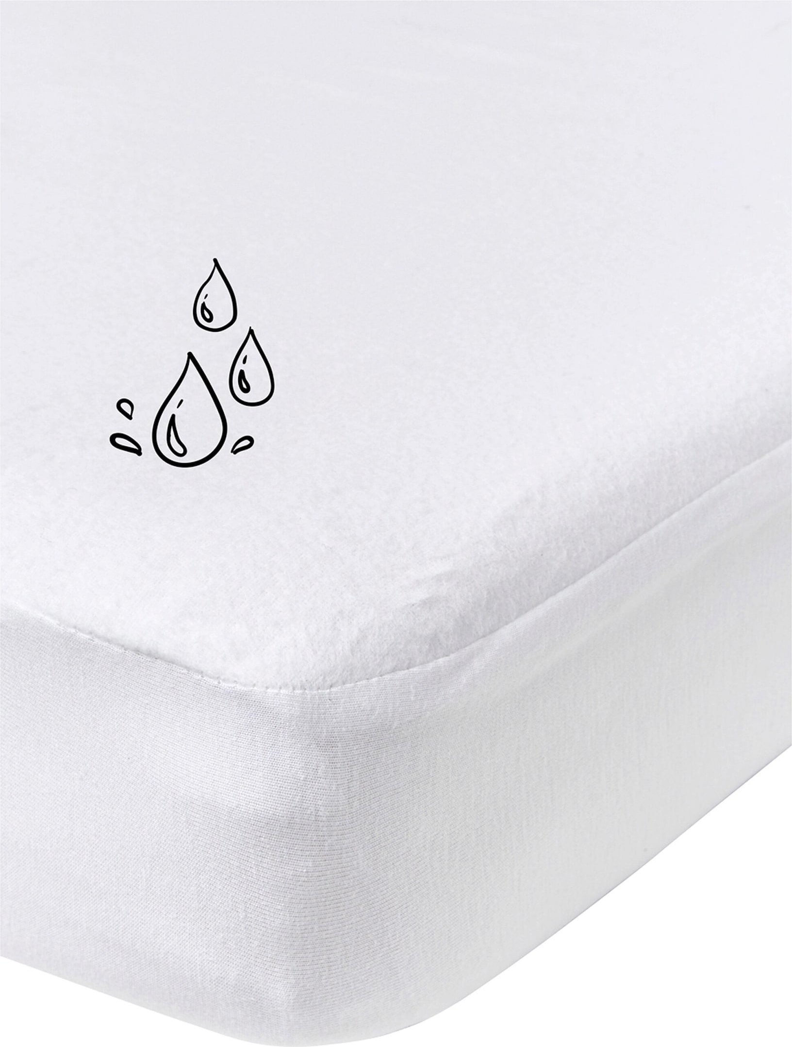 Meyco Baby Molton-Spannbetttuch wasserdicht 60x120 cm