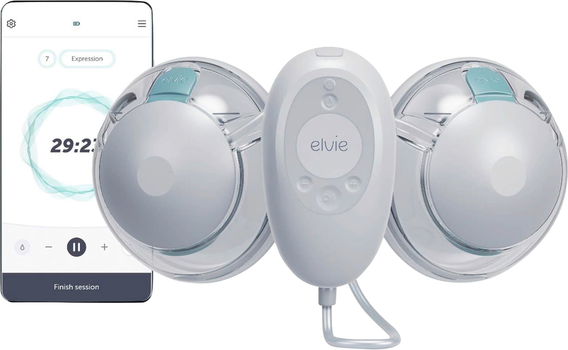 Elvie Elektrische Doppel-Milchpumpe, Stride2