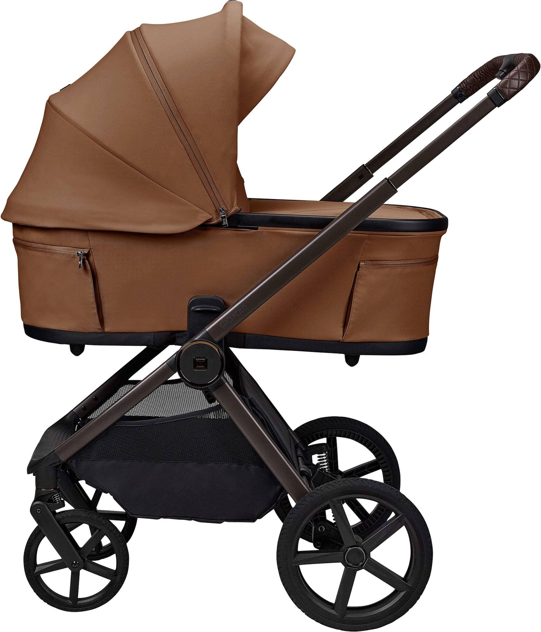 Moon Diamond Kombikinderwagen GIO FOLD braun