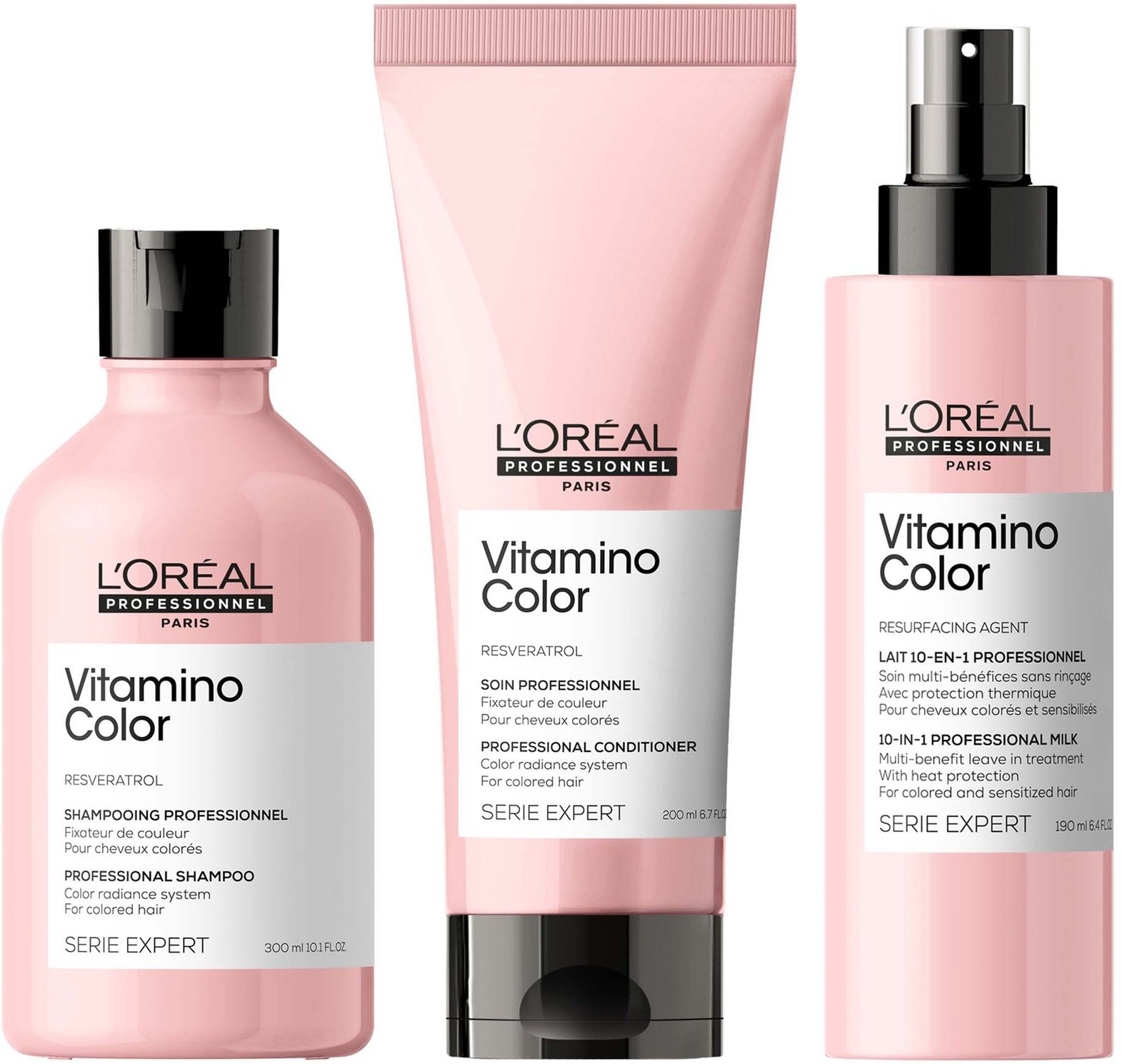 L'Oréal Professionnel Vitamino Color at Home Experts for Coloured Hair Bundle