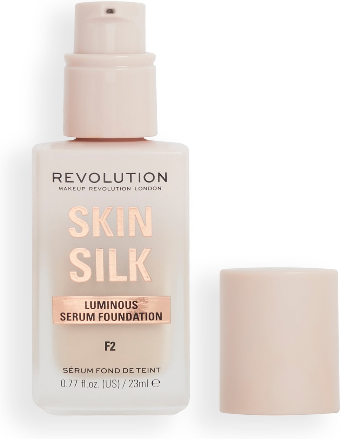 Makeup Revolution Silk Serum-Foundation 23 ml (Verschiedene Farbtöne) - F2