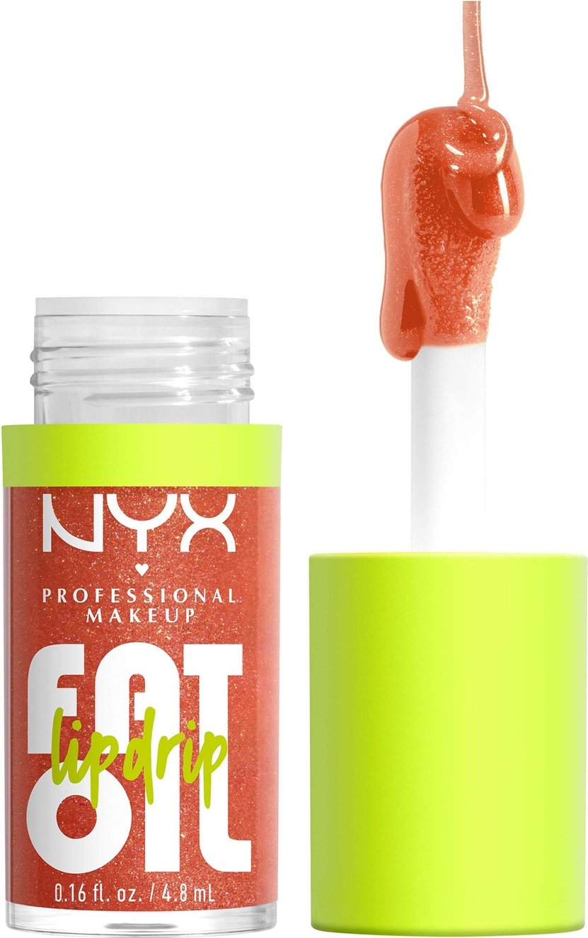 NYX Professional Makeup Fat Oil Lip Drip 12H Hydration Non-Sticky Finish Lip Gloss 4.8ml (Various Shades) - FOLLOW BACK